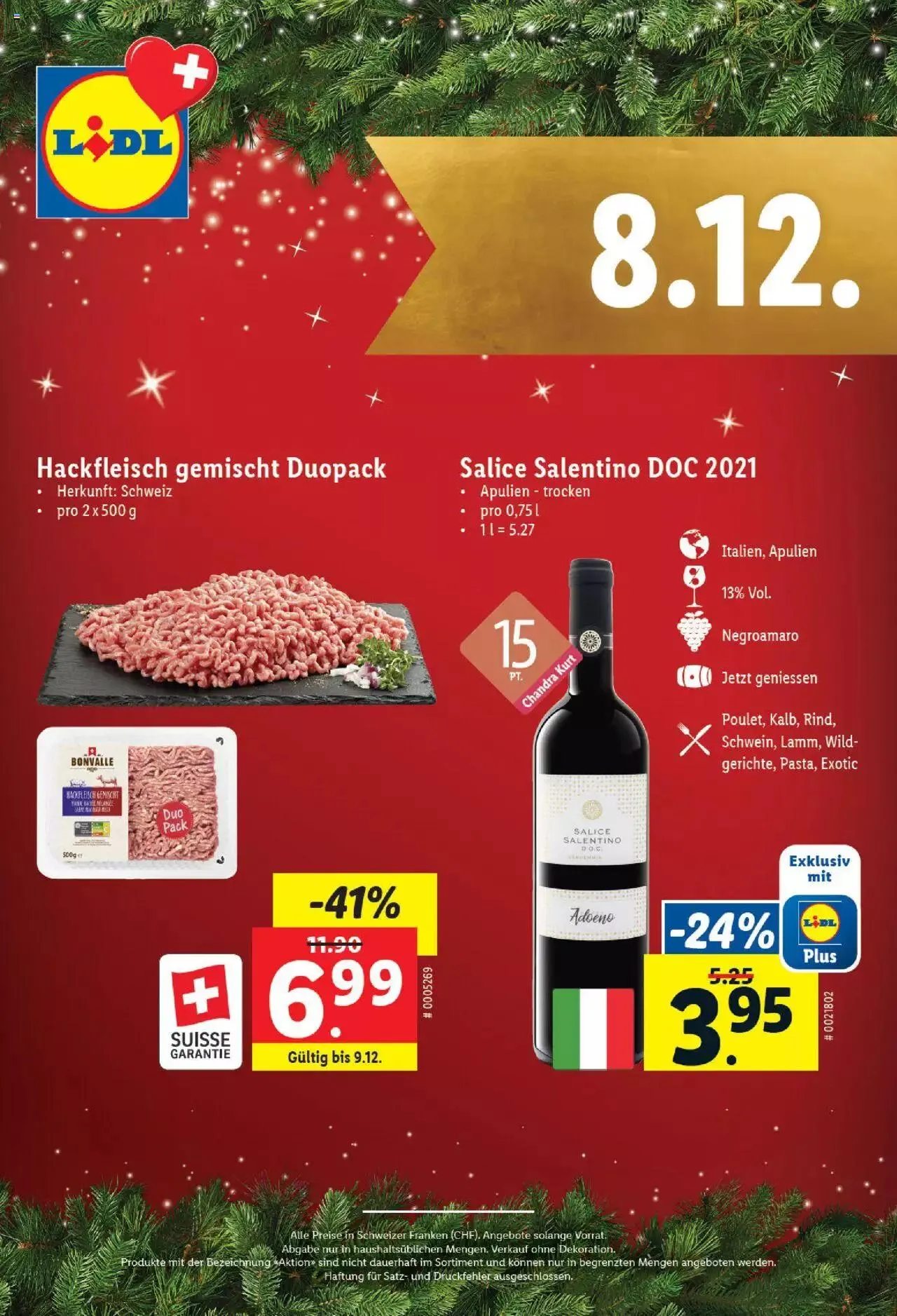 Lidl Aktionen Magische Weihnachtszeit von 1. Dezember bis 24. Dezember 2023 - Prospekt seite  9