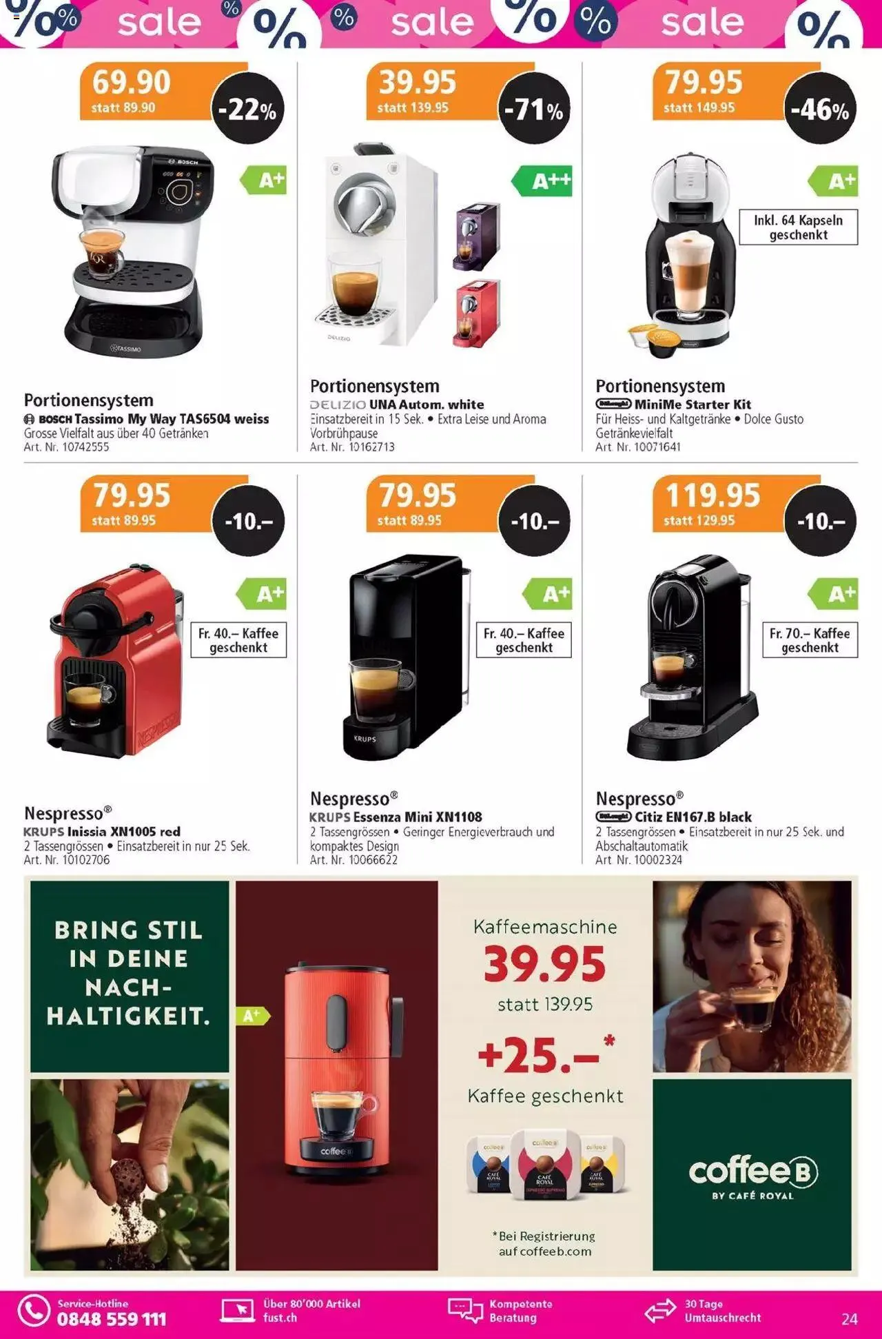 Fust Aktionen von 25. Juni bis 28. Juli 2024 - Prospekt seite  24