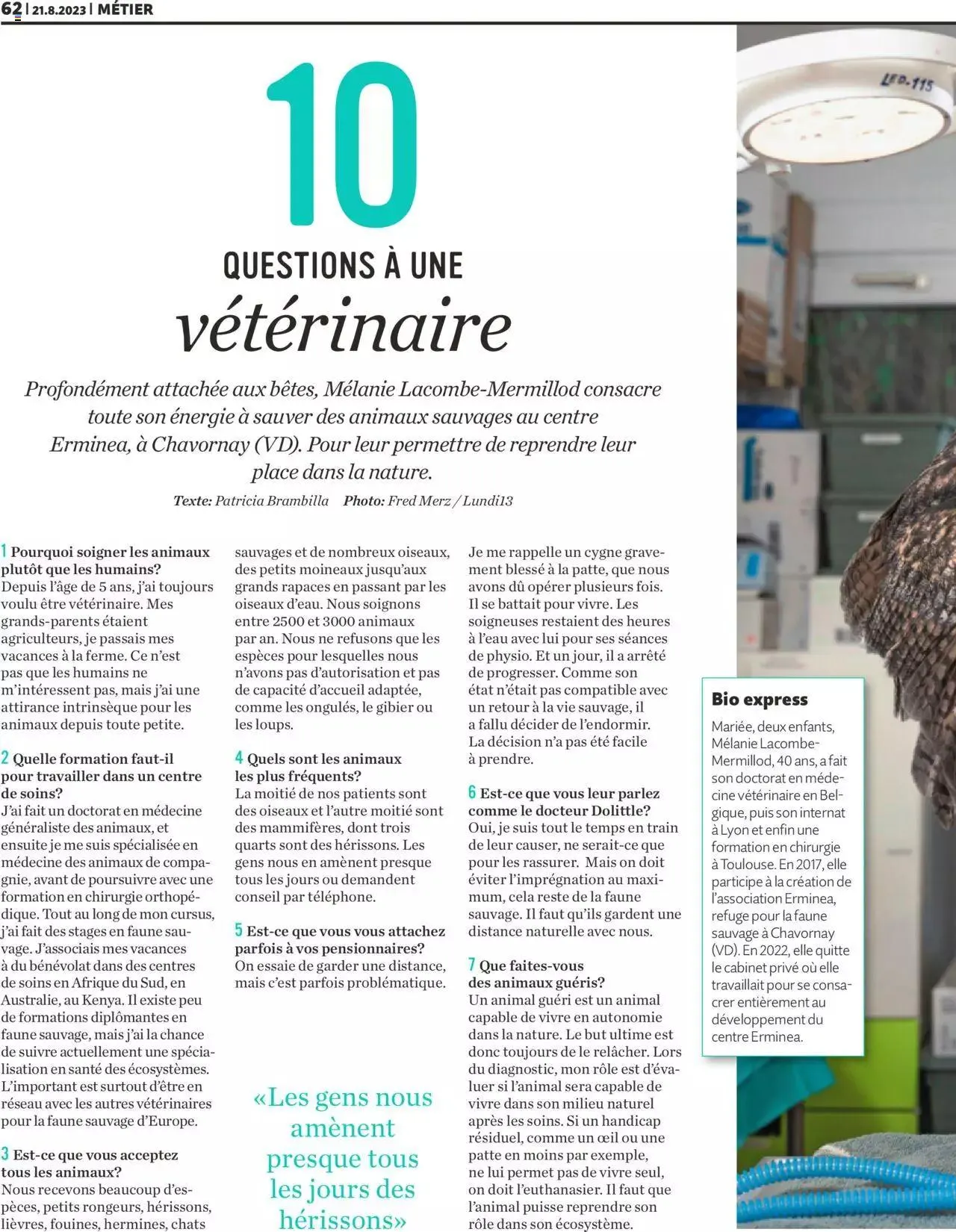 Migros - Magazin FR von 21. August bis 31. Dezember 2023 - Prospekt seite 62