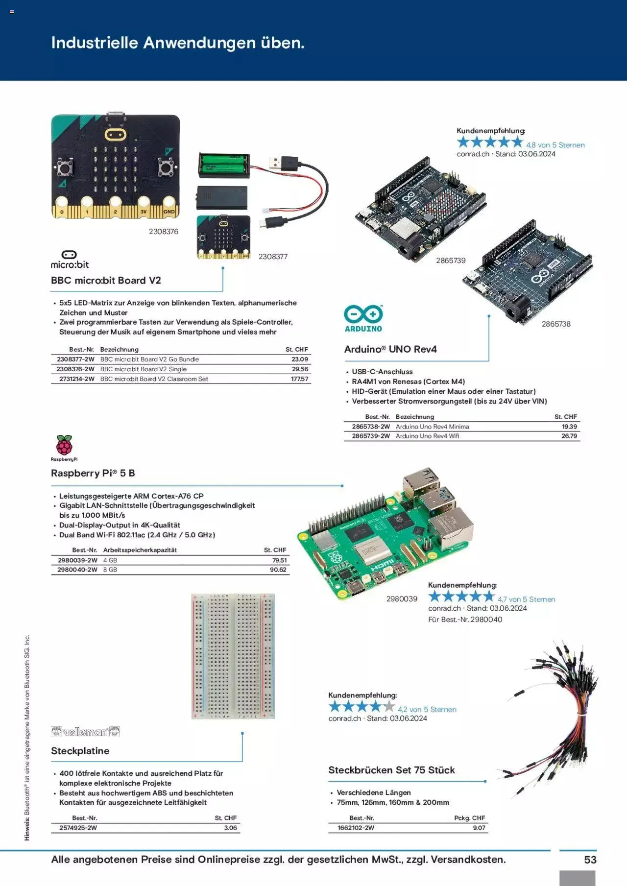 Conrad Aktionen Education von 17. Juni bis 9. Januar 2025 - Prospekt seite  55