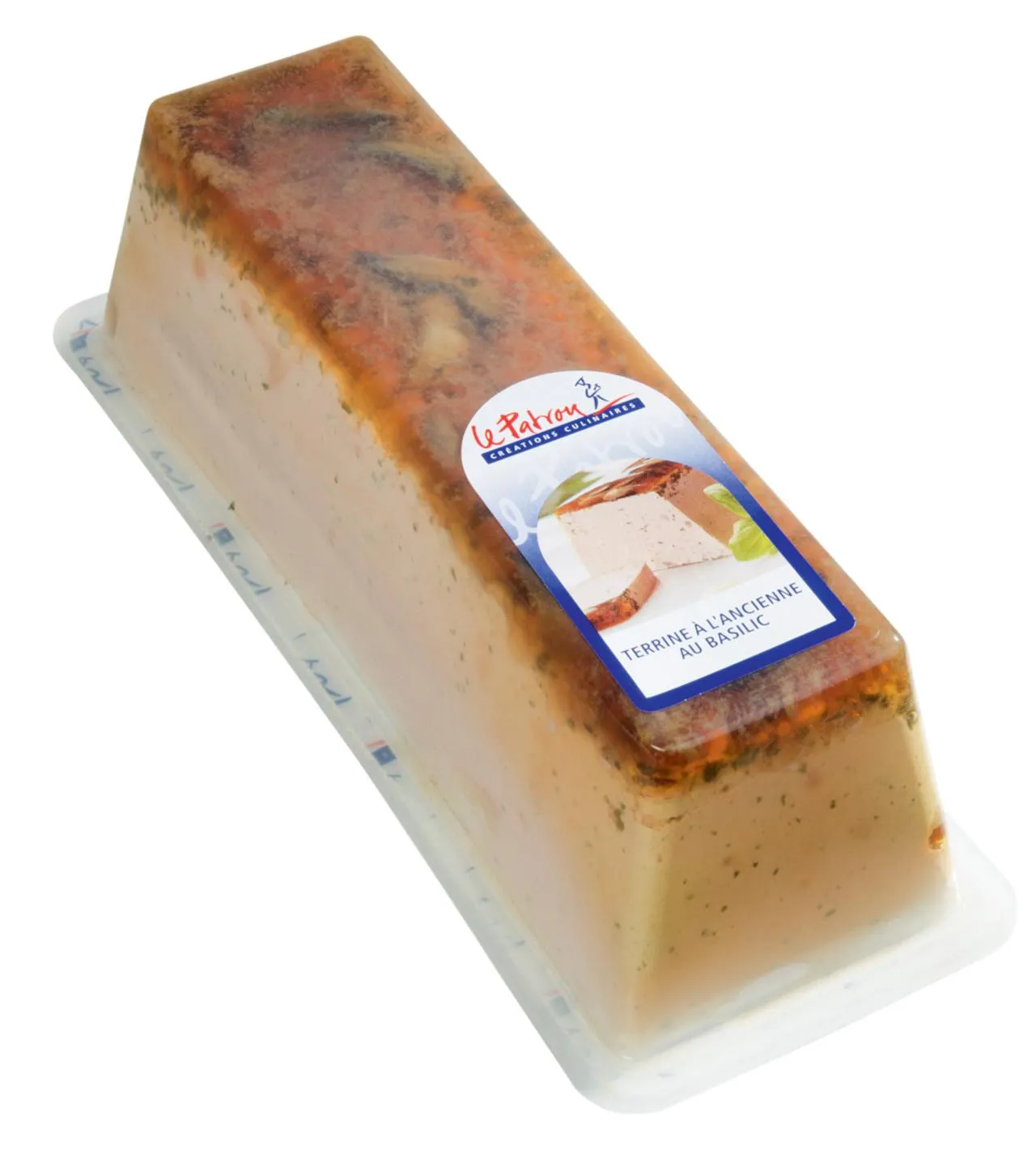 Le Patron Terrine à l'Ancienne mit Basilikum