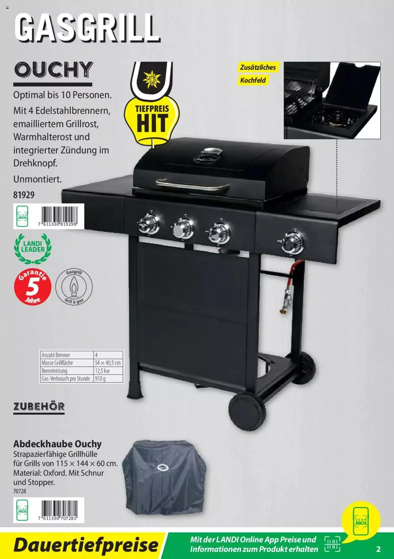 Landi BBQ Grill Club von 30. März bis 31. Dezember 2023 - Prospekt seite  2