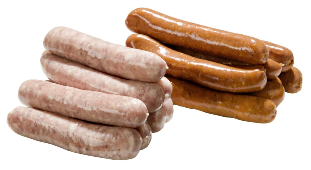Schweins-Chipolata und Merguez,