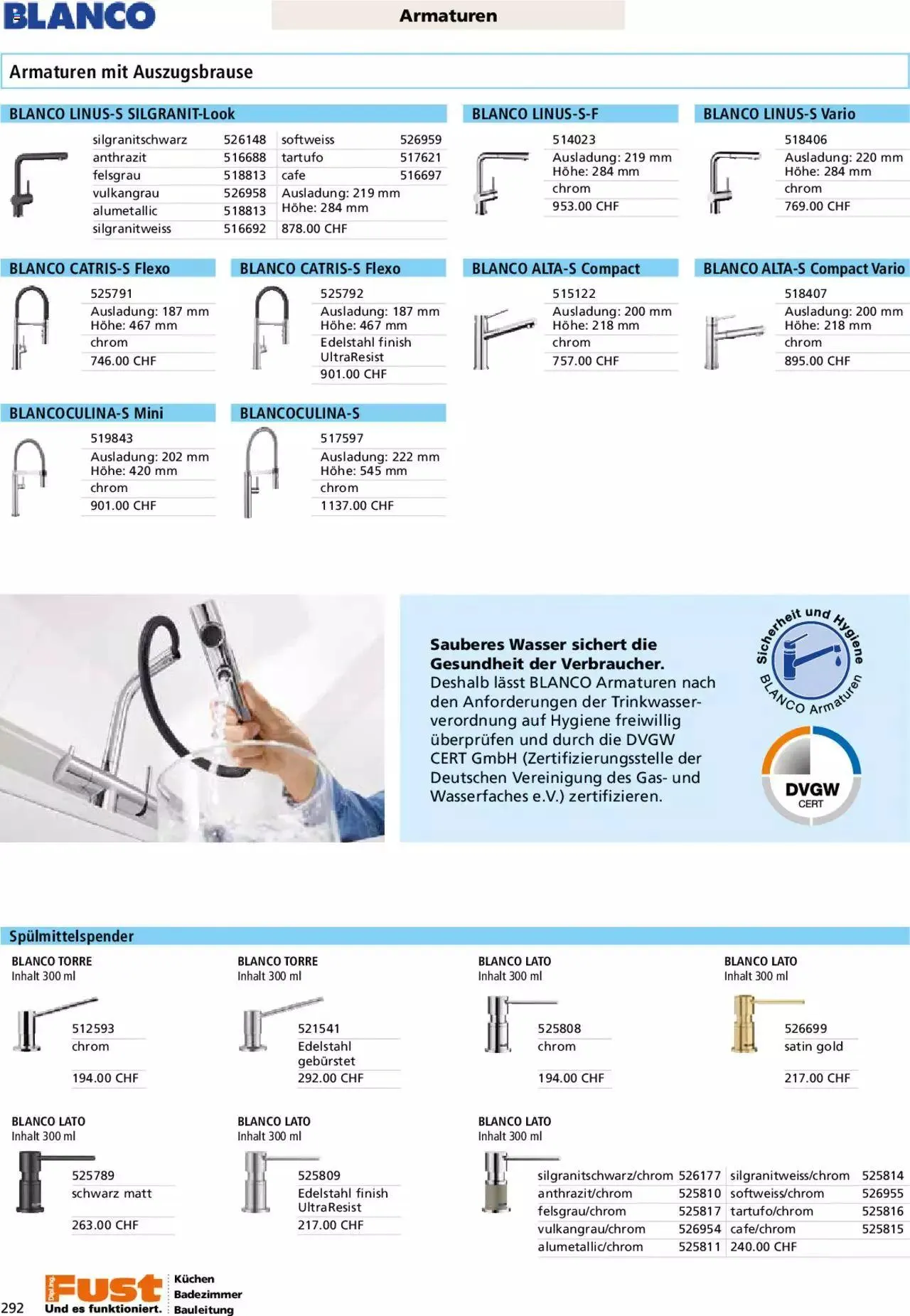 Fust - Küchenmagazin - Riesenauswahl von 22. Februar bis 31. Dezember 2023 - Prospekt seite 292