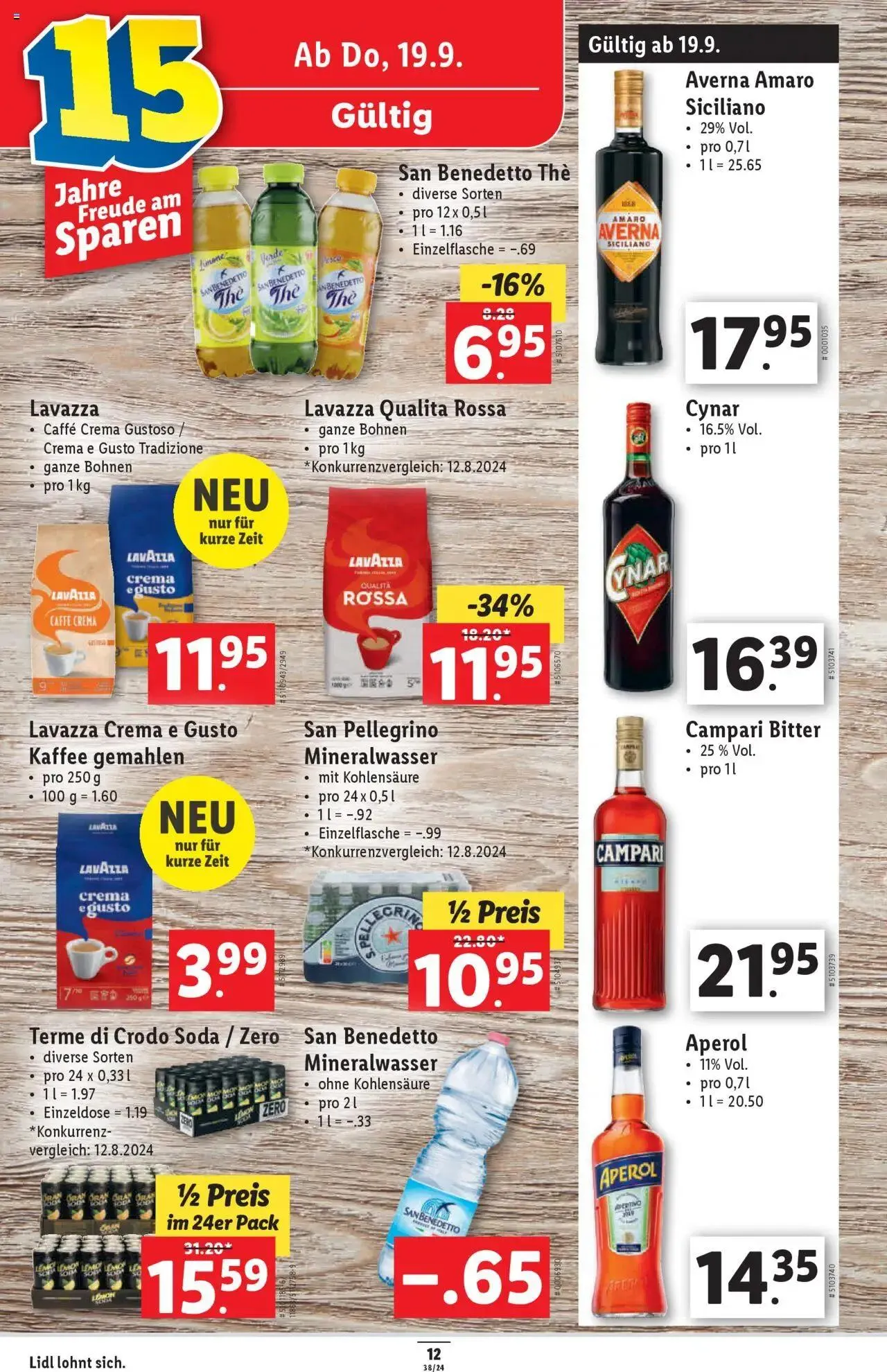 Lidl Aktionen von 19. September bis 25. September 2024 - Prospekt seite  12