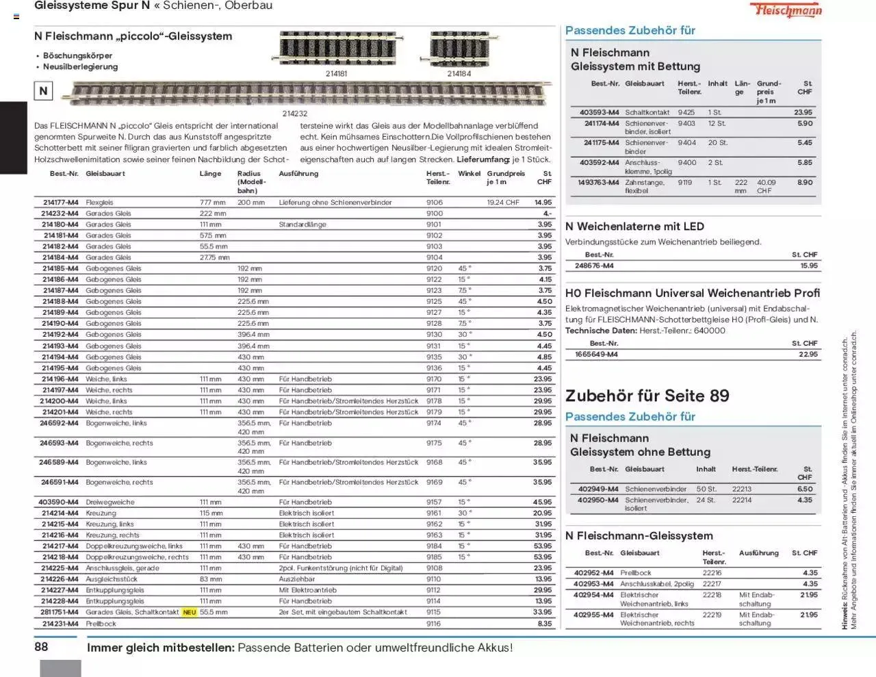 Conrad Modellbahn Katalog 2023/24 von 5. September bis 31. Dezember 2023 - Prospekt seite  90