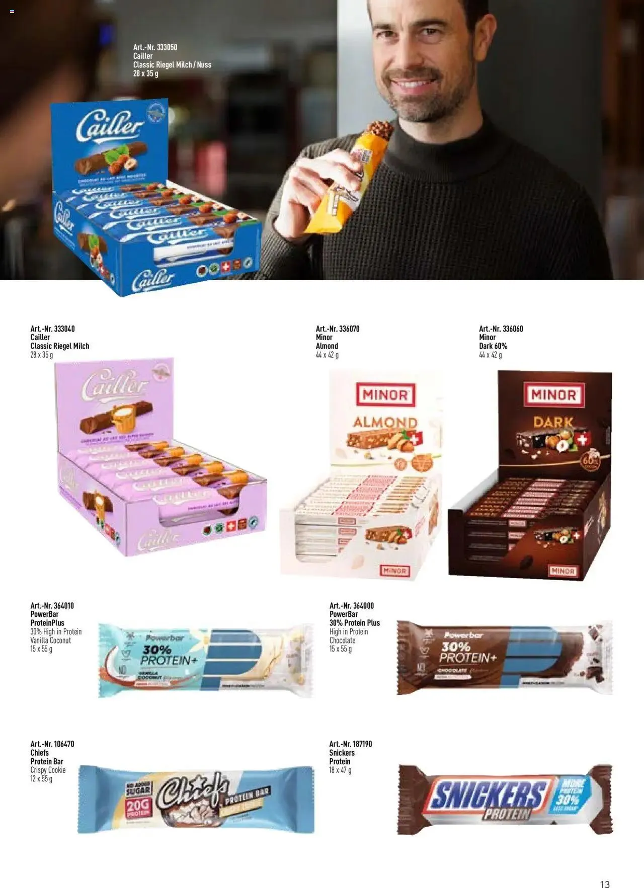 Prodega Aktionen Sortiments-Ideen für Kiosk und Shop von 1. August bis 31. Dezember 2024 - Prospekt seite  13