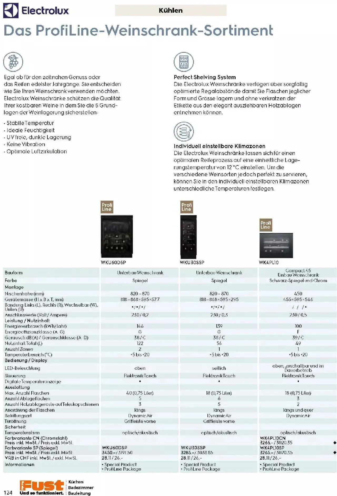 Fust Küchen- und Badezimmerprospekt von 4. März bis 31. Dezember 2024 - Prospekt seite 124