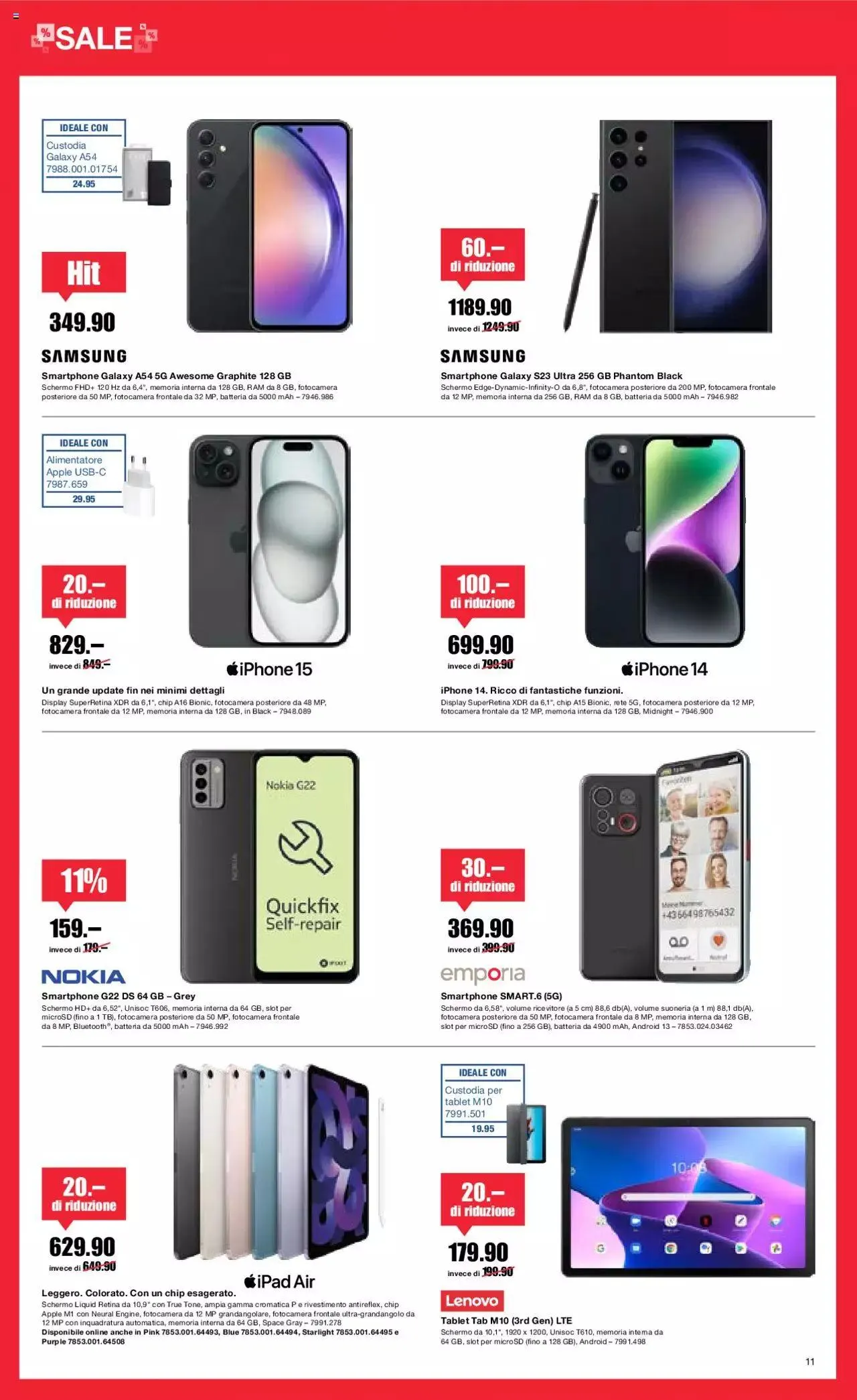 Melectronics - Prospetto von 26. Dezember bis 15. Januar 2024 - Prospekt seite  11