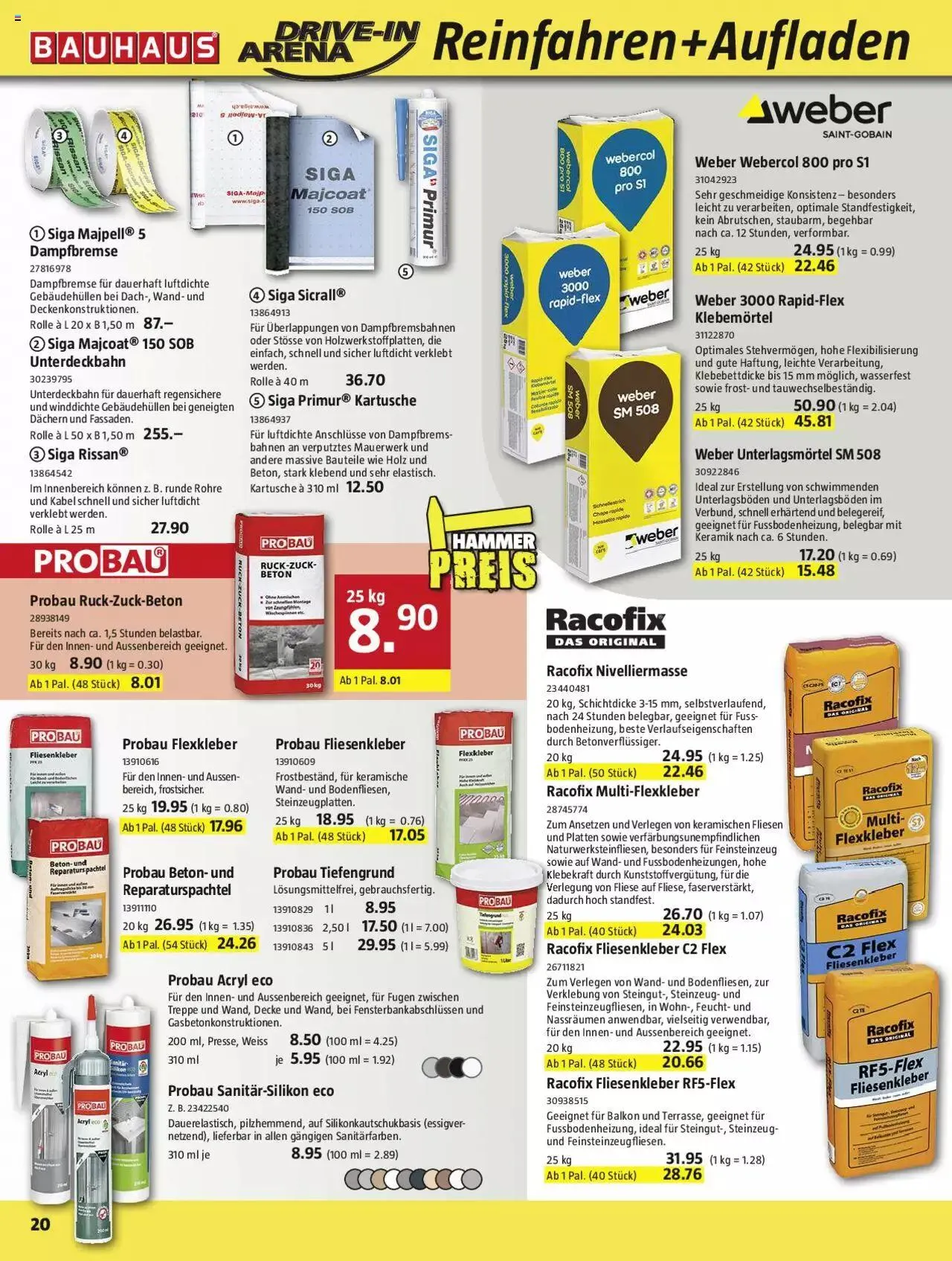 Bauhaus Aktionen von 27. November bis 31. Dezember 2023 - Prospekt seite  20
