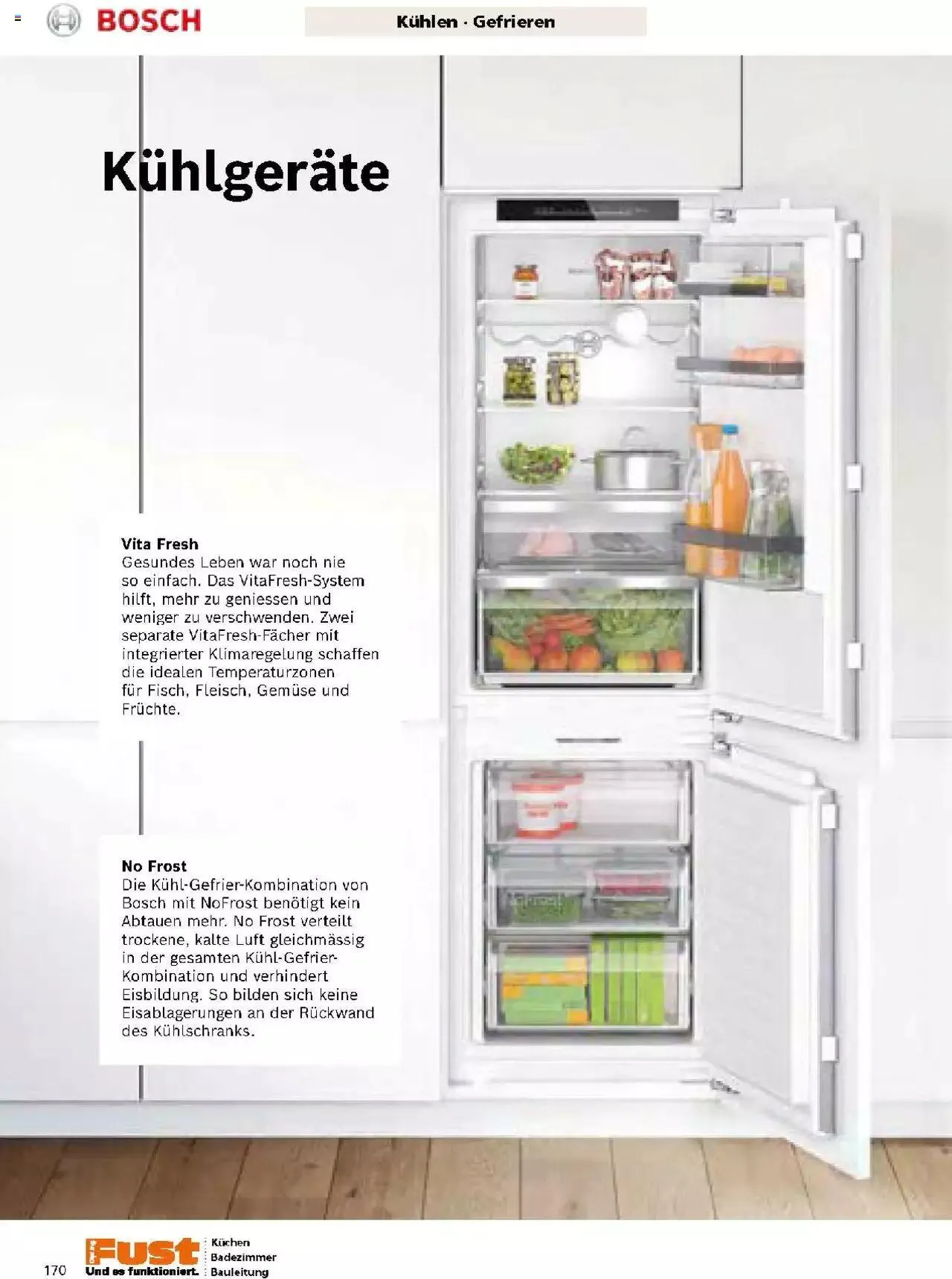 Fust Küchen- und Badezimmerprospekt von 4. März bis 31. Dezember 2024 - Prospekt seite  170