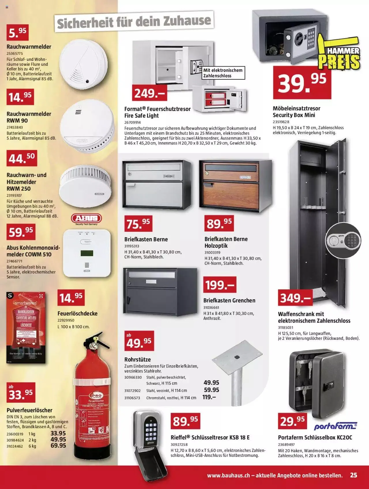 Bauhaus Aktionen von 27. November bis 31. Dezember 2023 - Prospekt seite 25