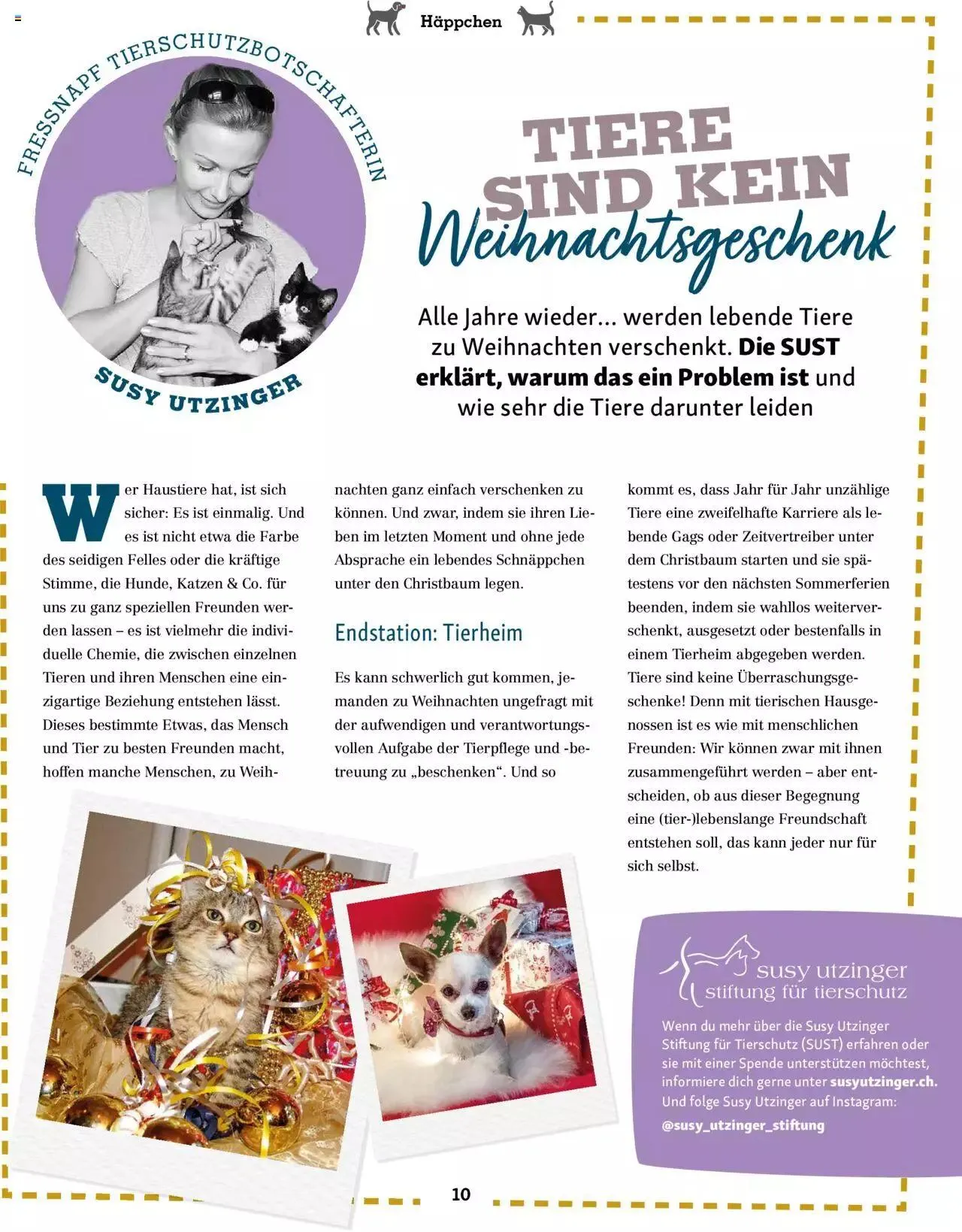 Fressnapf Magazin von 1. November bis 31. Dezember 2023 - Prospekt seite  10