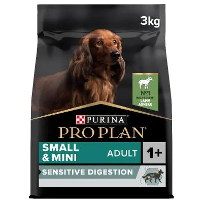 Pro Plan Hundefutter Adult Small & Mini Sensitive Digestion Lamm 3kg