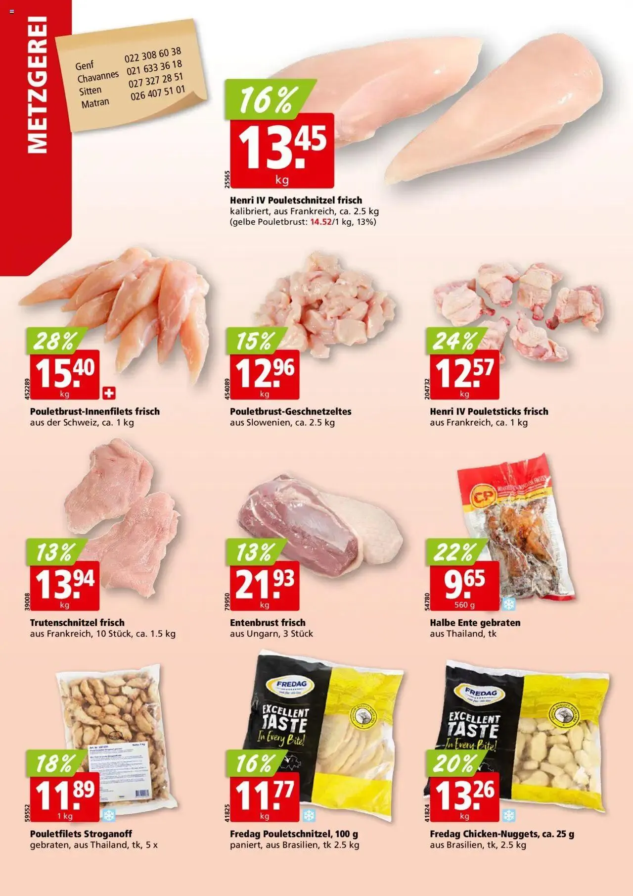 Aligro Aktionen für Businesskunden - Chavannes, Matran, Genf, Sitten von 9. September bis 14. September 2024 - Prospekt seite  6