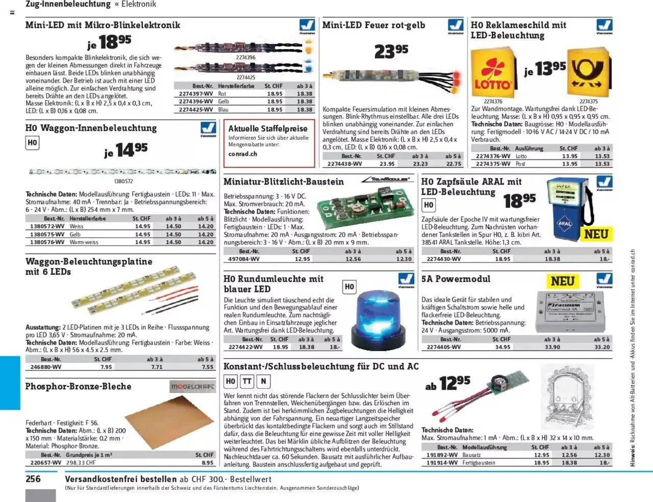 Conrad - Modellbahn 2021/22 von 1. Januar bis 31. Dezember 2023 - Prospekt seite 258