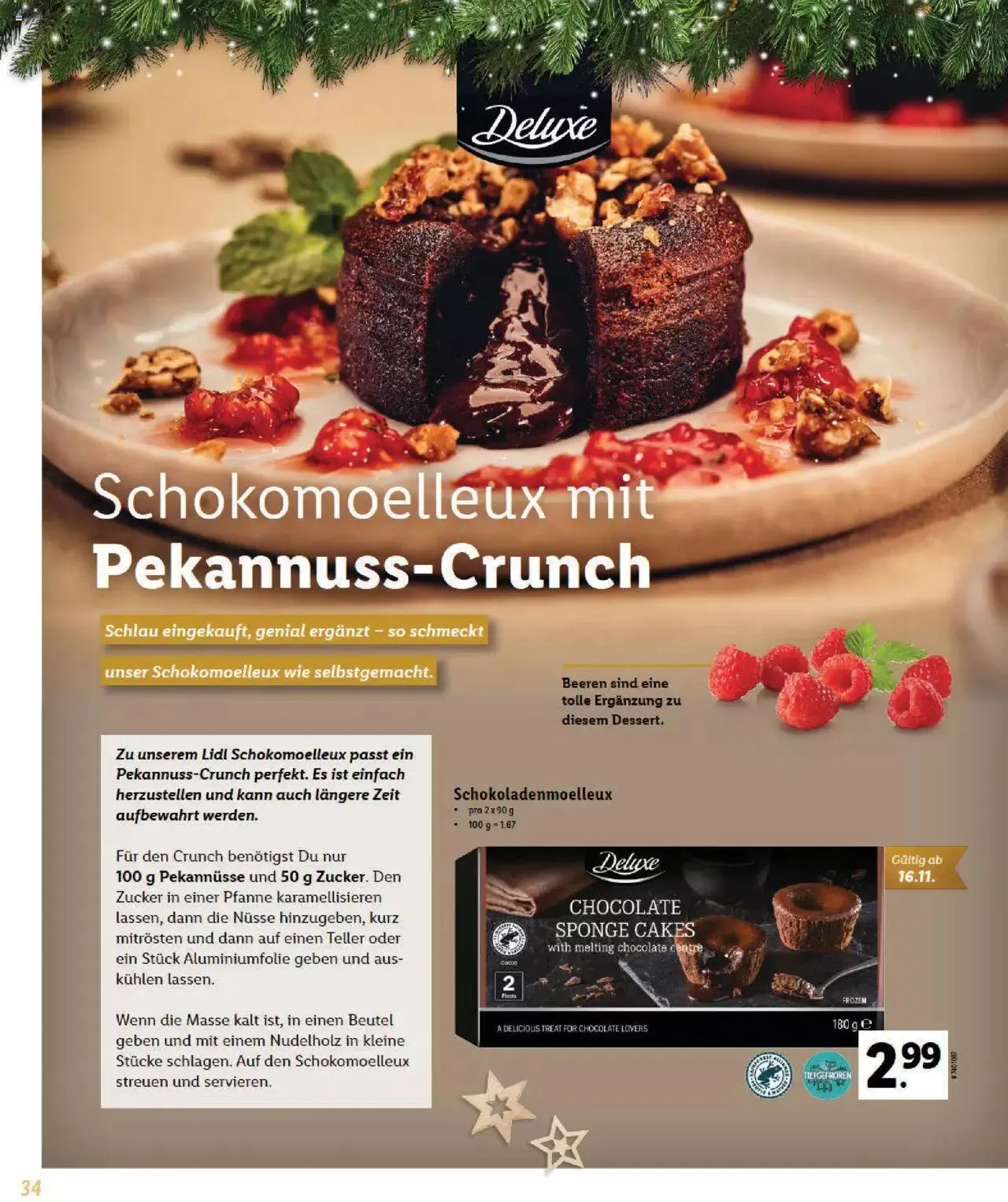 Lidl Magische Weihtnachstzeit von 2. November bis 31. Dezember 2023 - Prospekt seite 34