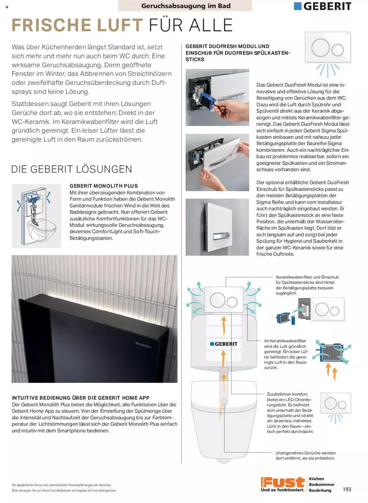 Fust Aktionen Badezimmermagazin von 17. April bis 31. Dezember 2024 - Prospekt seite  193