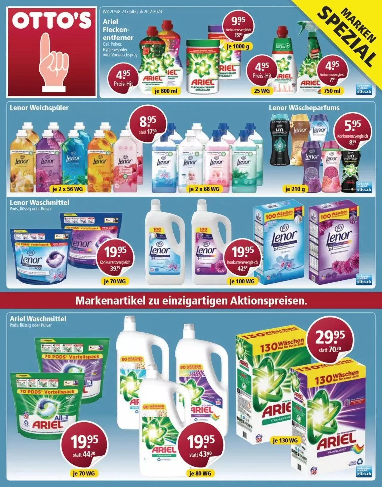Otto's - Marken Spezial von 20. Februar bis 31. Dezember 2023 - Prospekt seite  1