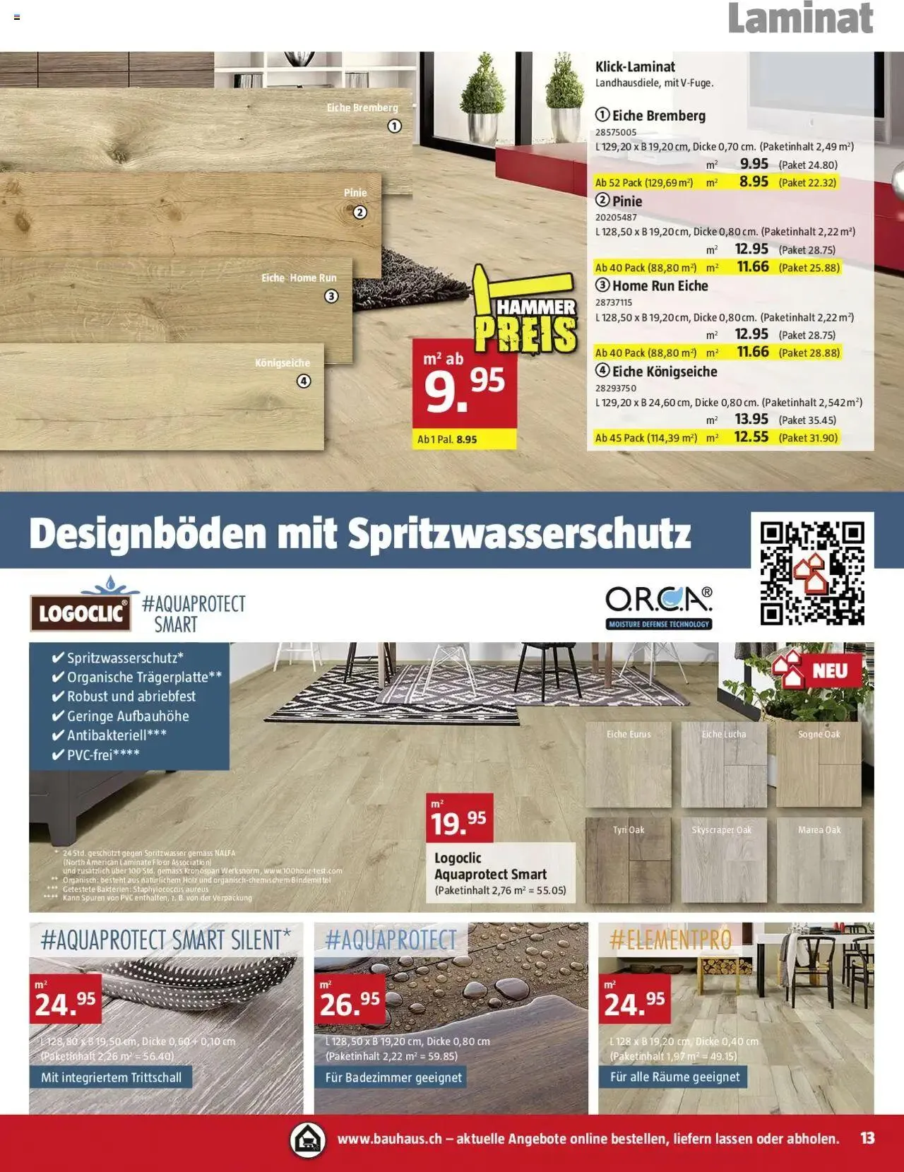 Bauhaus Aktionen von 26. August bis 29. September 2024 - Prospekt seite  13