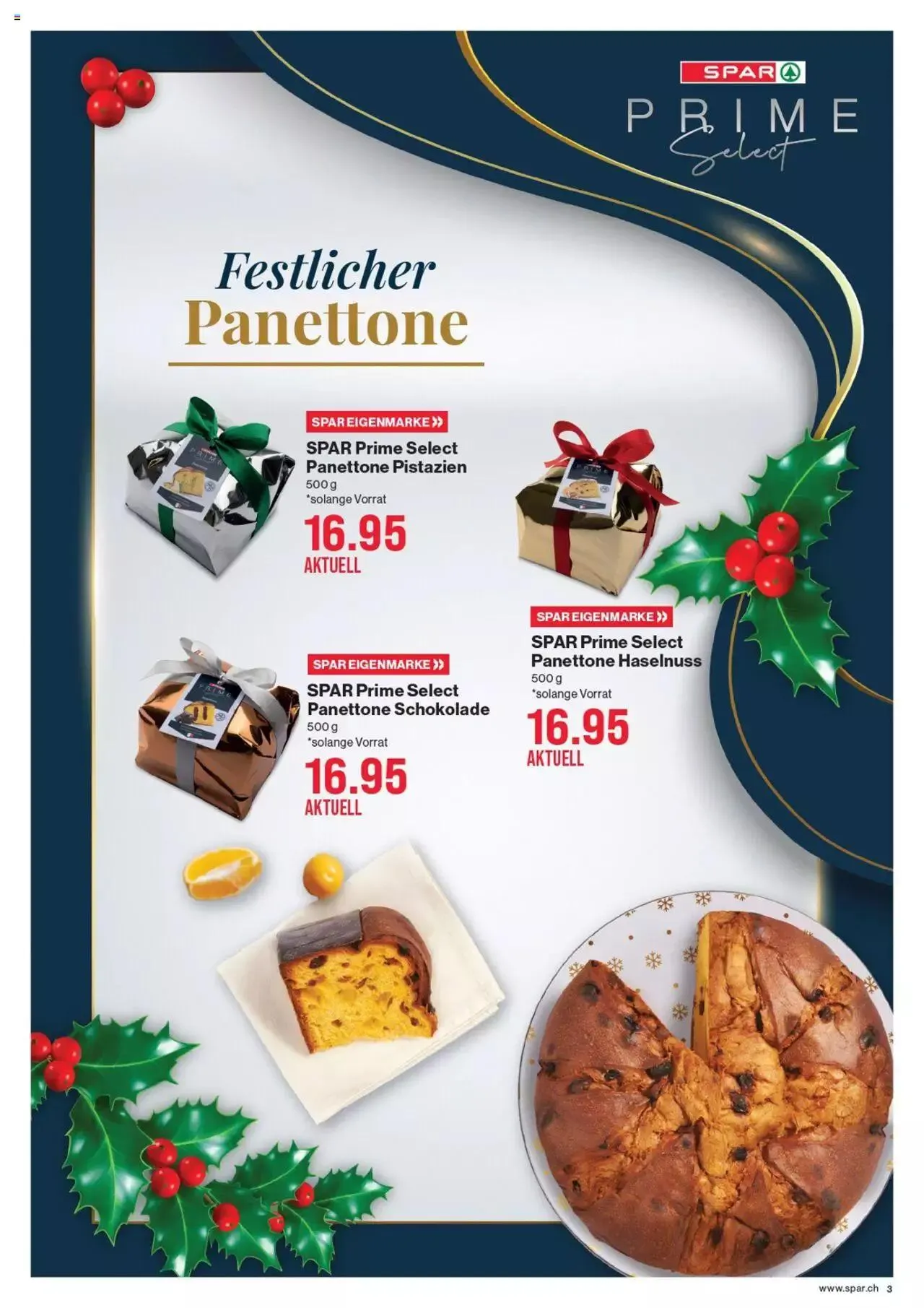 SPAR Aktionen Weihnachten von 7. Dezember bis 3. Januar 2024 - Prospekt seite  3