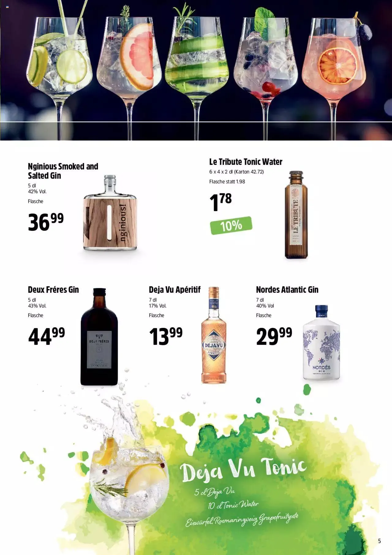 TopCC Aktionen Cocktails von 11. September bis 31. Dezember 2023 - Prospekt seite  5