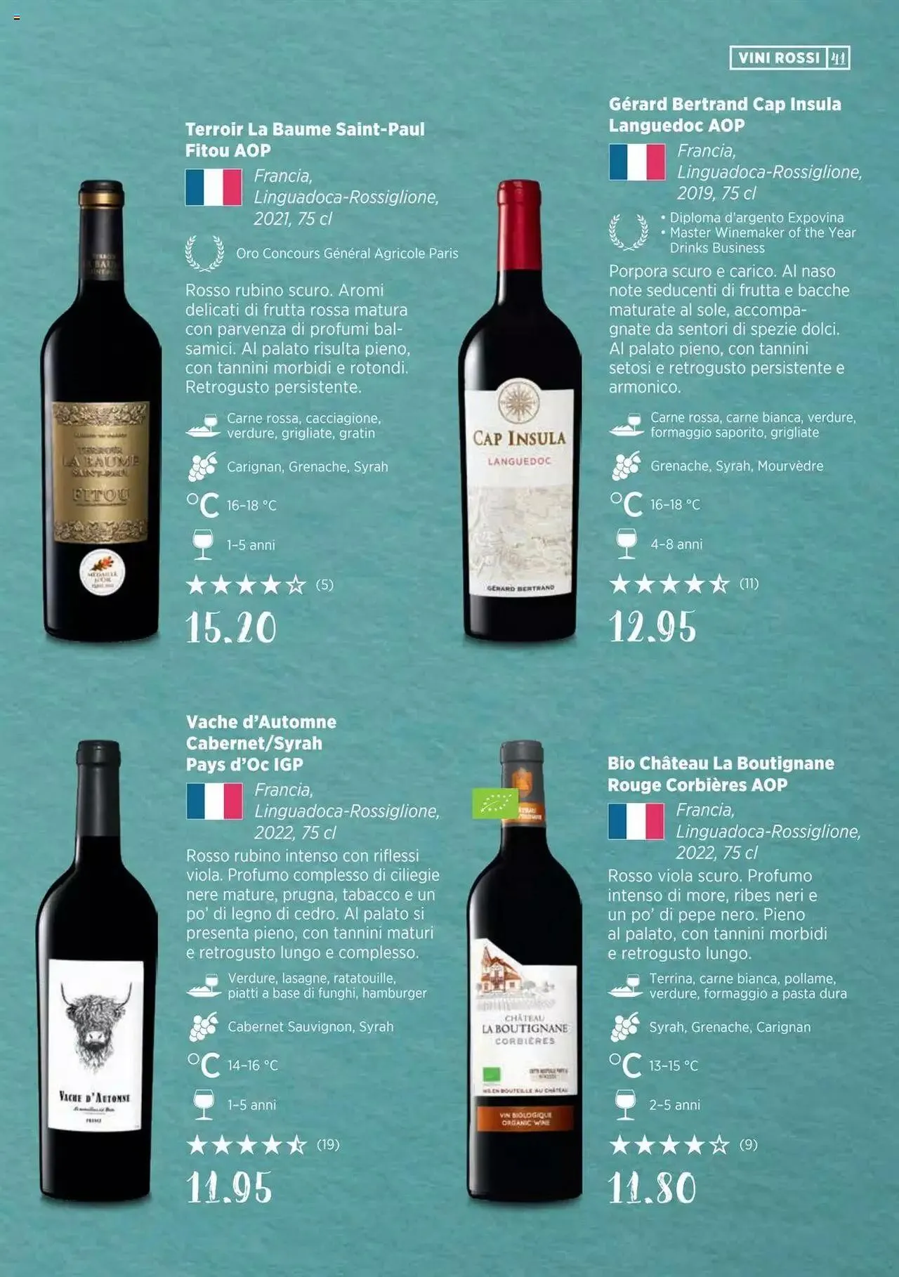 Denner Guida dei vini 2023 / 2024 IT von 11. September bis 31. Dezember 2023 - Prospekt seite  41