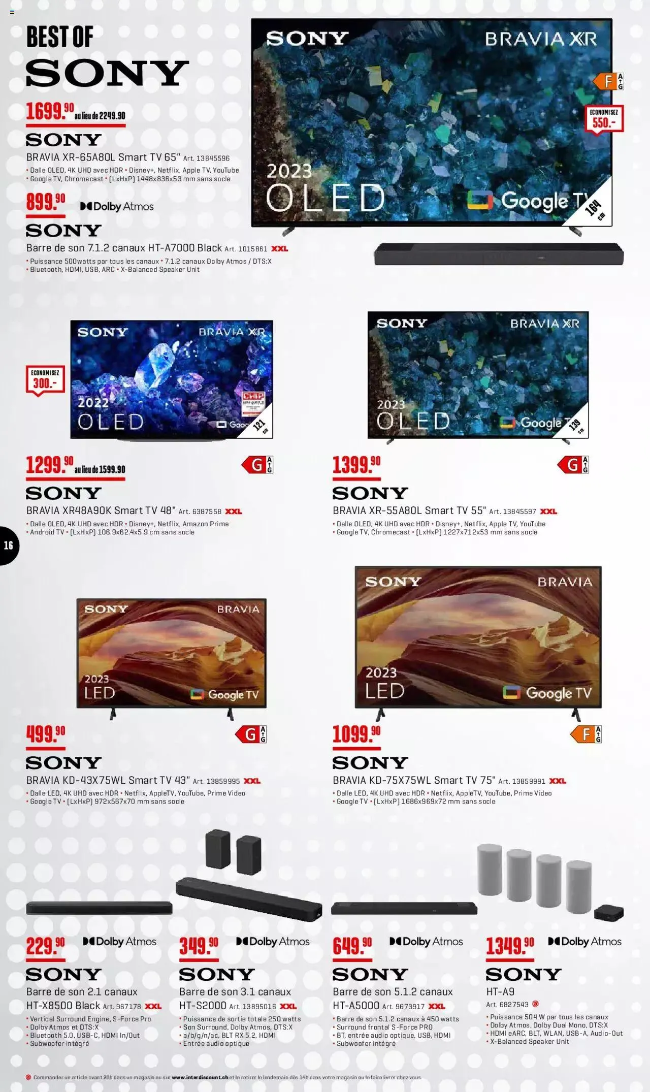 Interdiscount Aktionen FR von 4. Dezember bis 24. Dezember 2023 - Prospekt seite  16