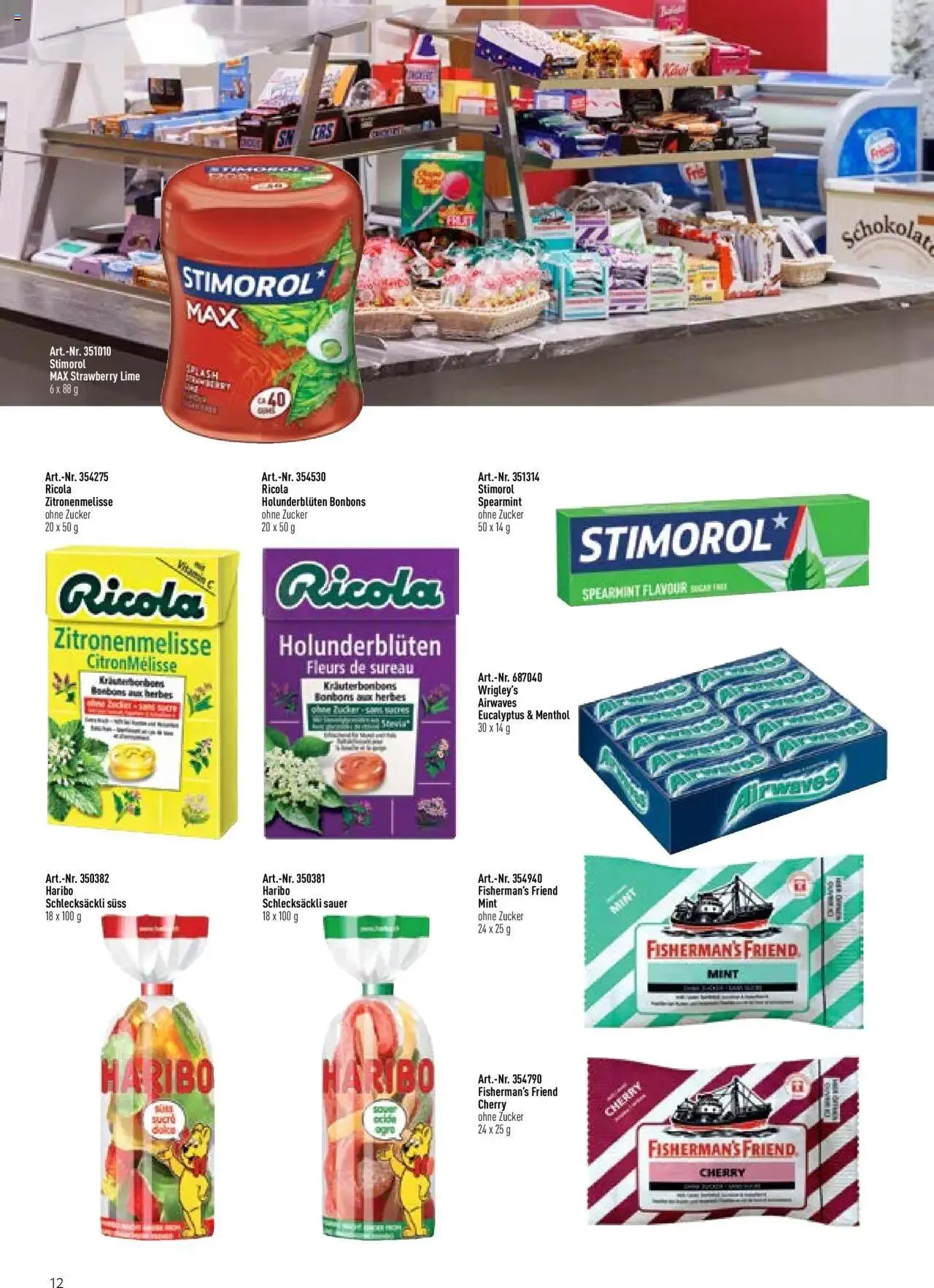 Prodega Aktionen Sortiments-Ideen für Kiosk und Shop von 1. August bis 31. Dezember 2024 - Prospekt seite 12