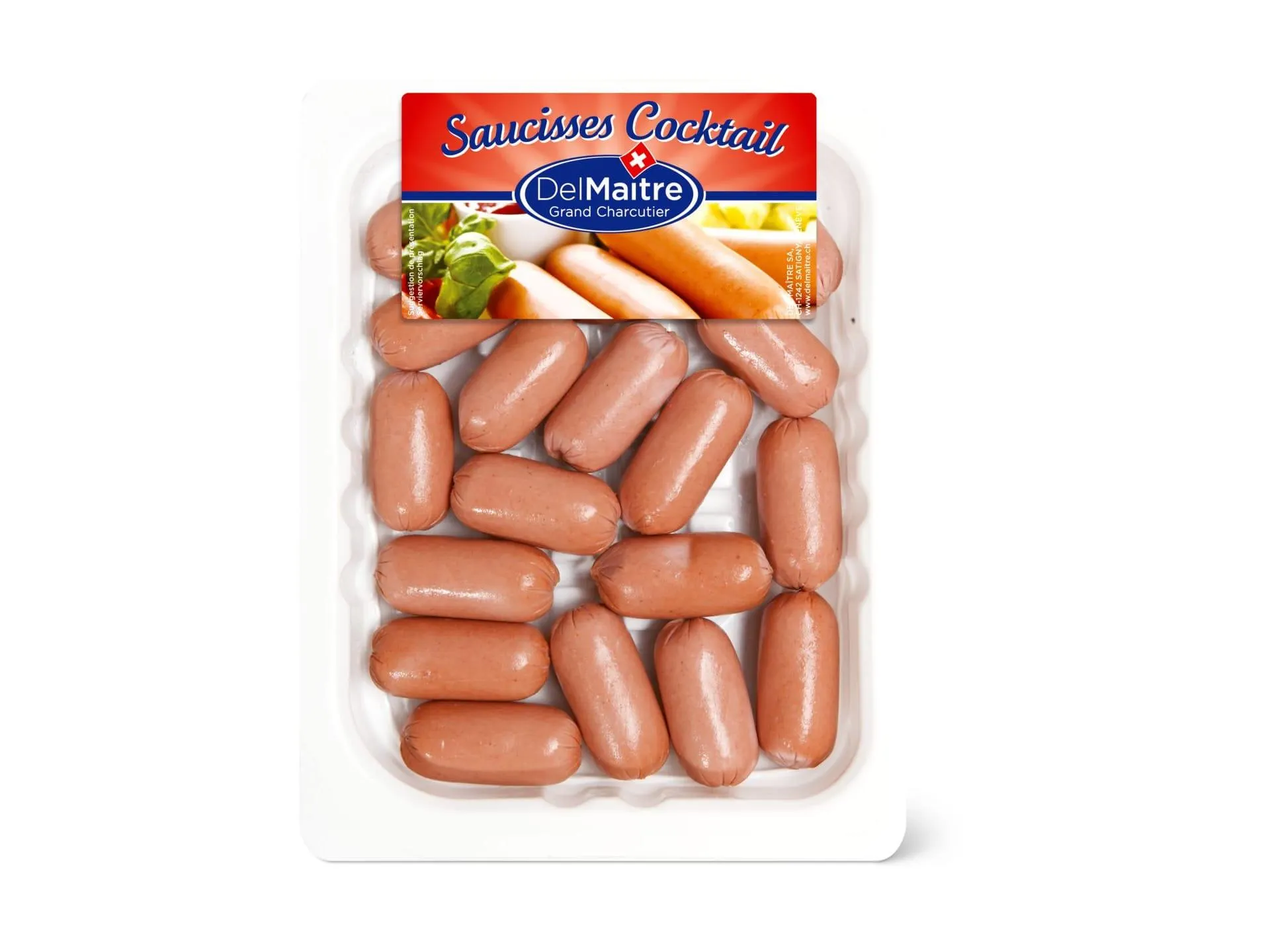 Del Maître saucisse cocktail nature