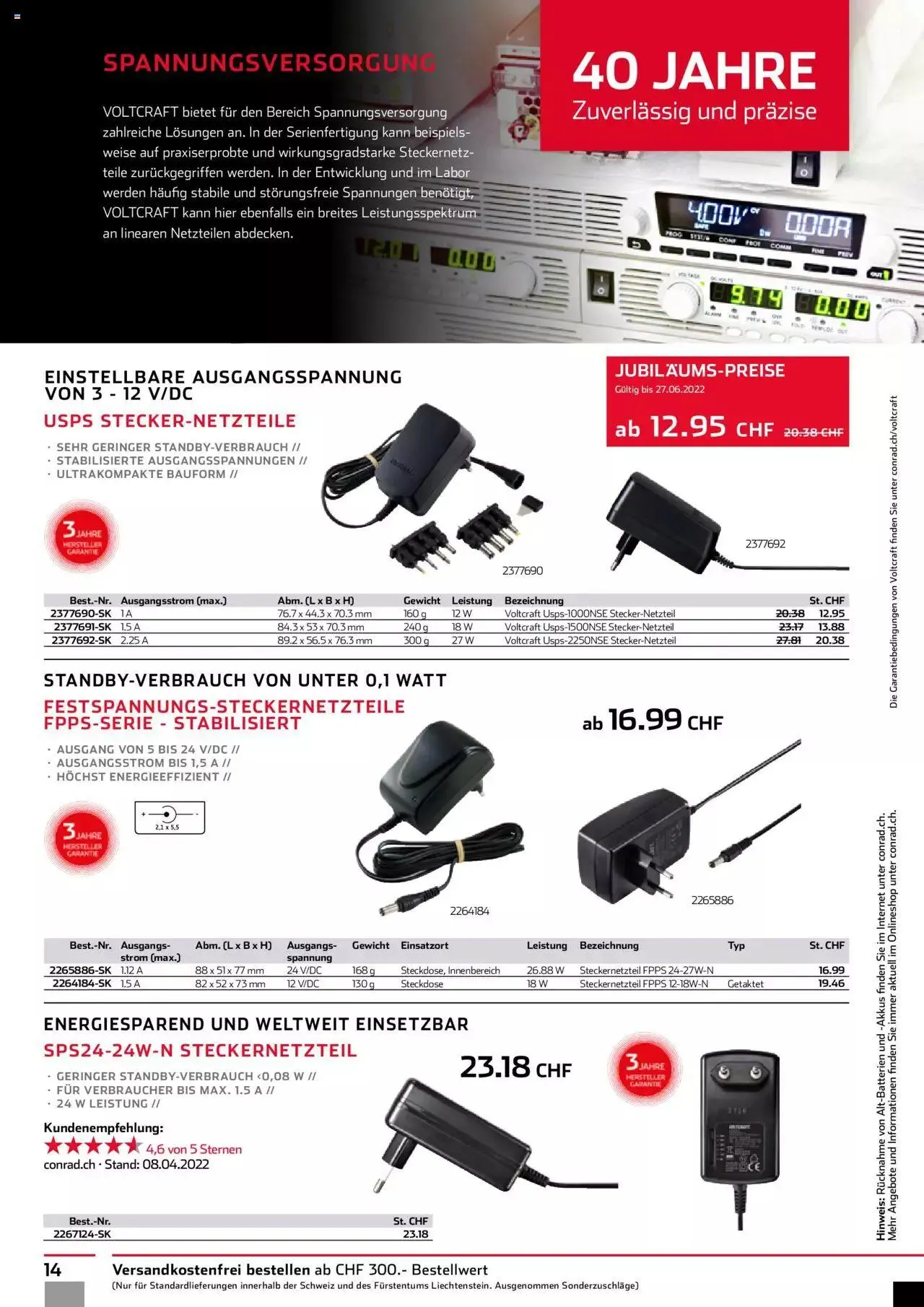 Conrad - 40 Jahre Voltcraft von 30. November bis 31. Dezember 2023 - Prospekt seite 16