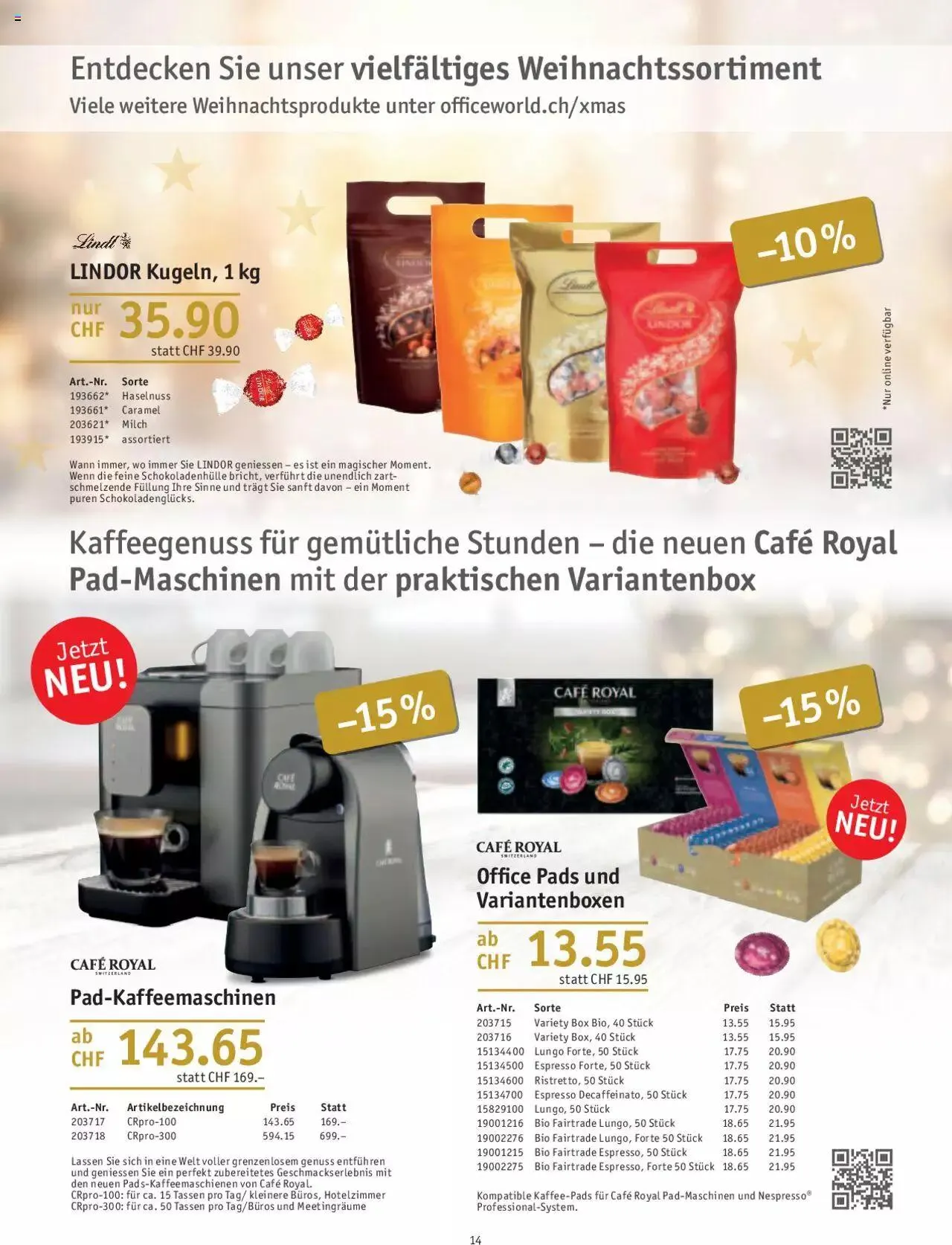 Office World Aktionen von 30. November bis 27. Dezember 2023 - Prospekt seite  14