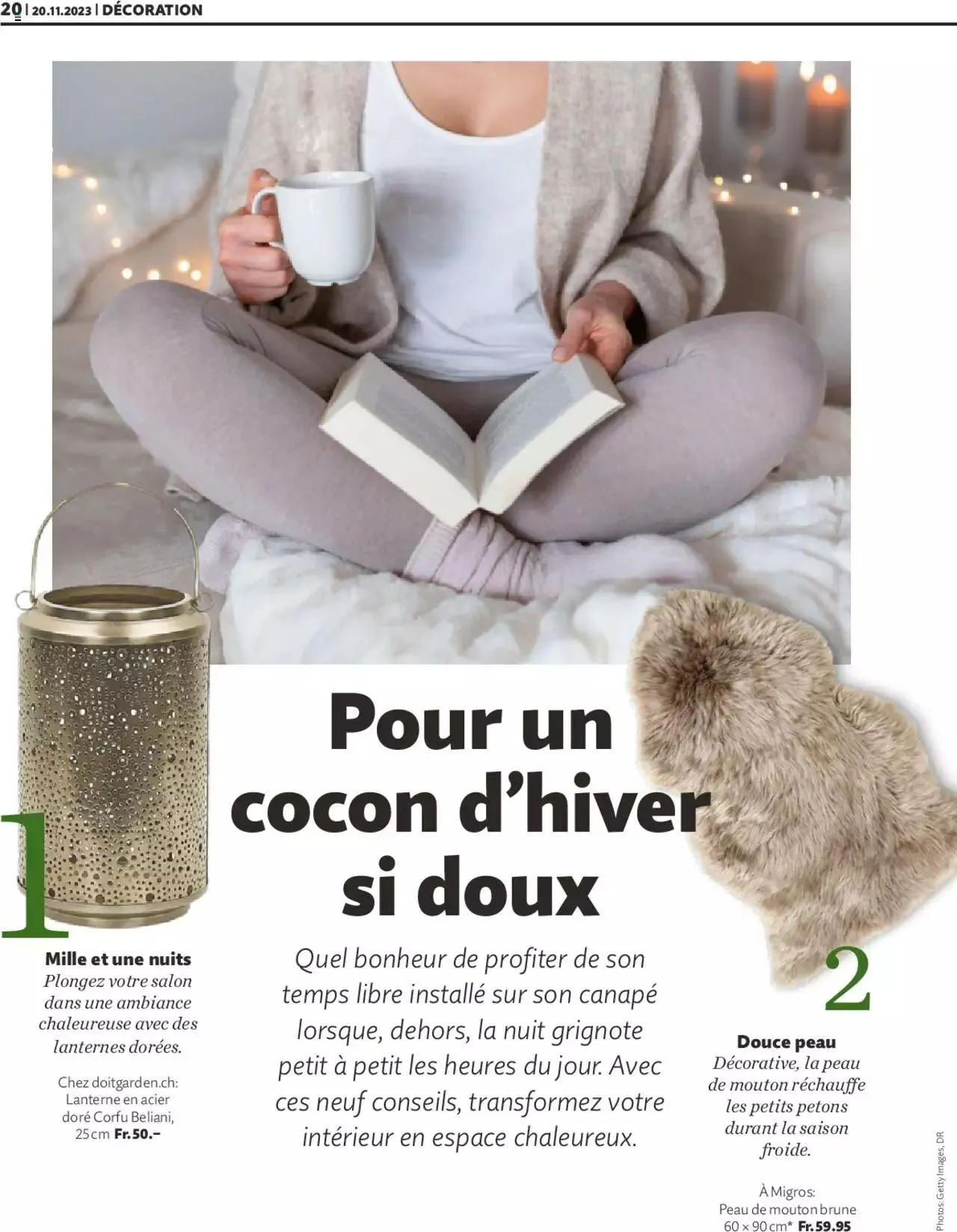 Migros Magazin FR von 20. November bis 31. Dezember 2023 - Prospekt seite  20