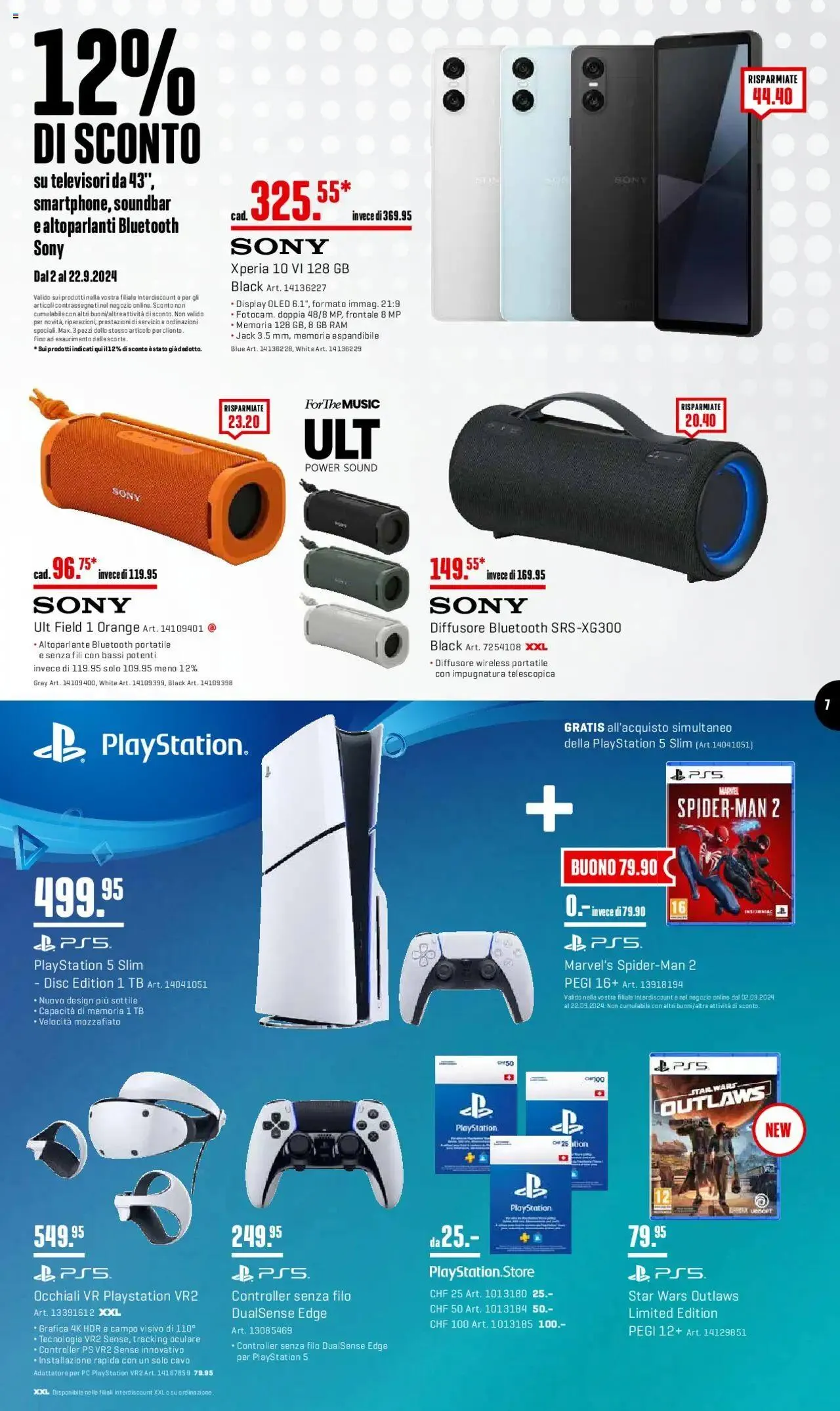 Interdiscount Prospetto von 2. September bis 22. September 2024 - Prospekt seite  7