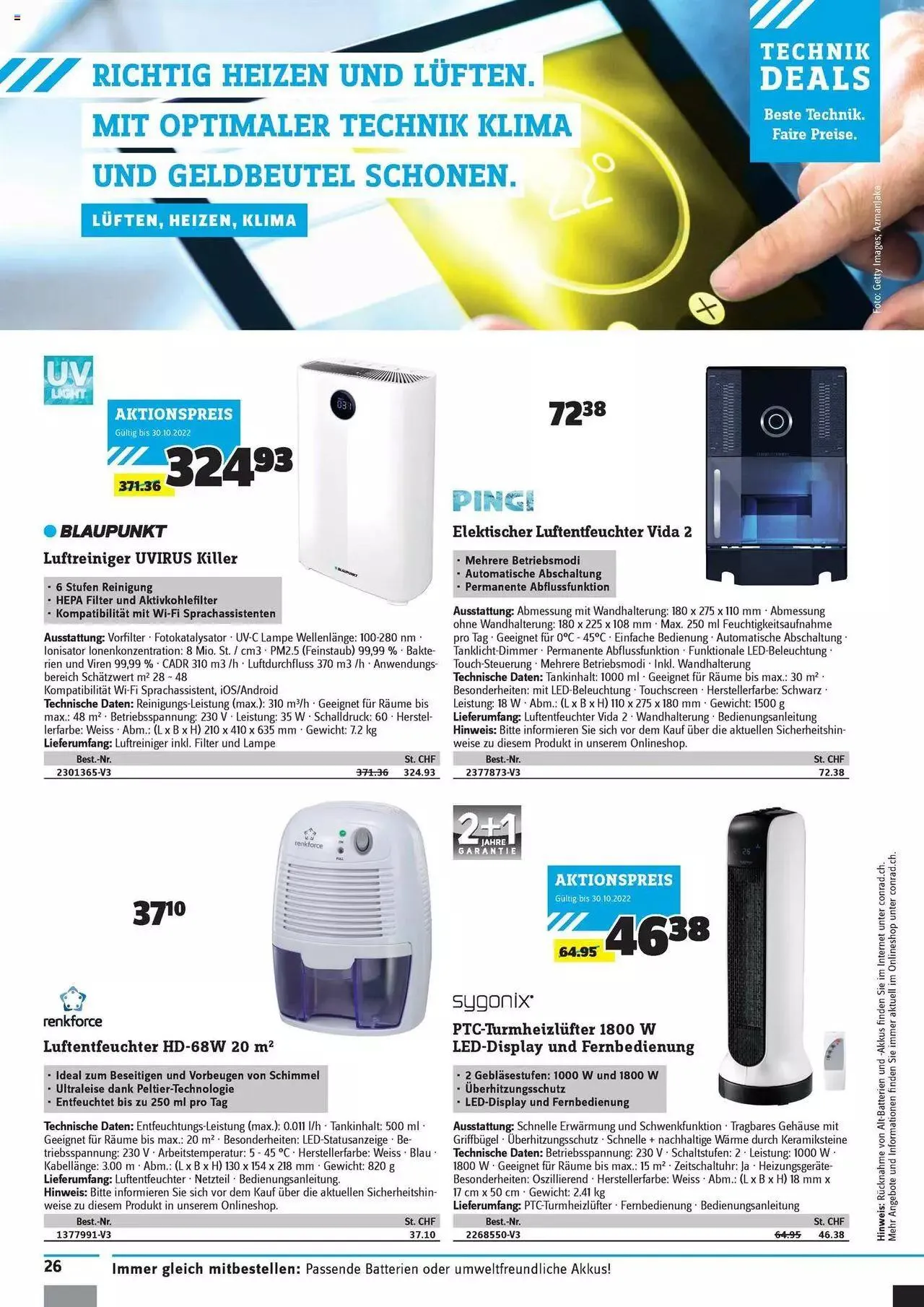 Conrad - Technik Deals von 30. August bis 31. Dezember 2023 - Prospekt seite  28