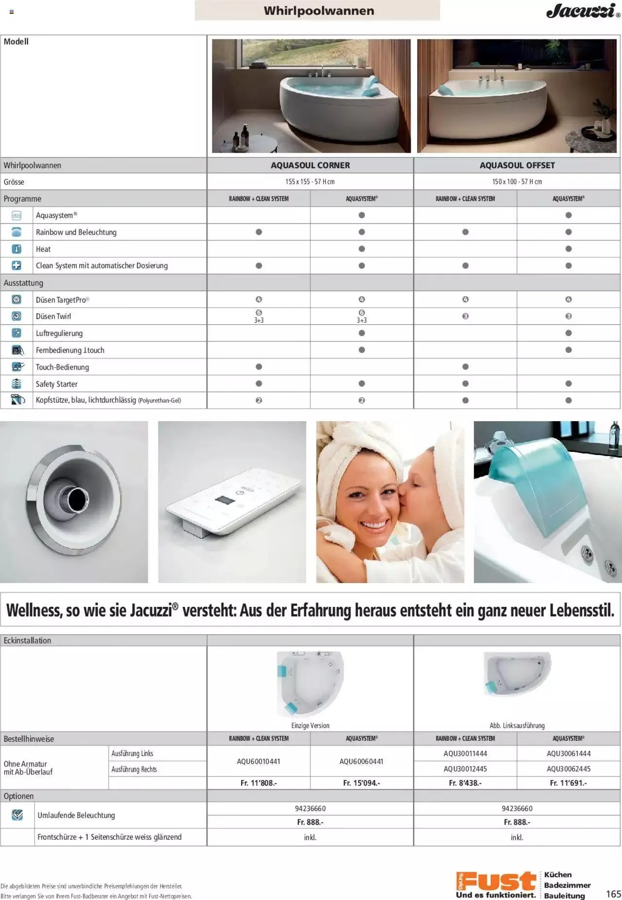 Fust Aktionen Badezimmermagazin von 17. April bis 31. Dezember 2024 - Prospekt seite  165