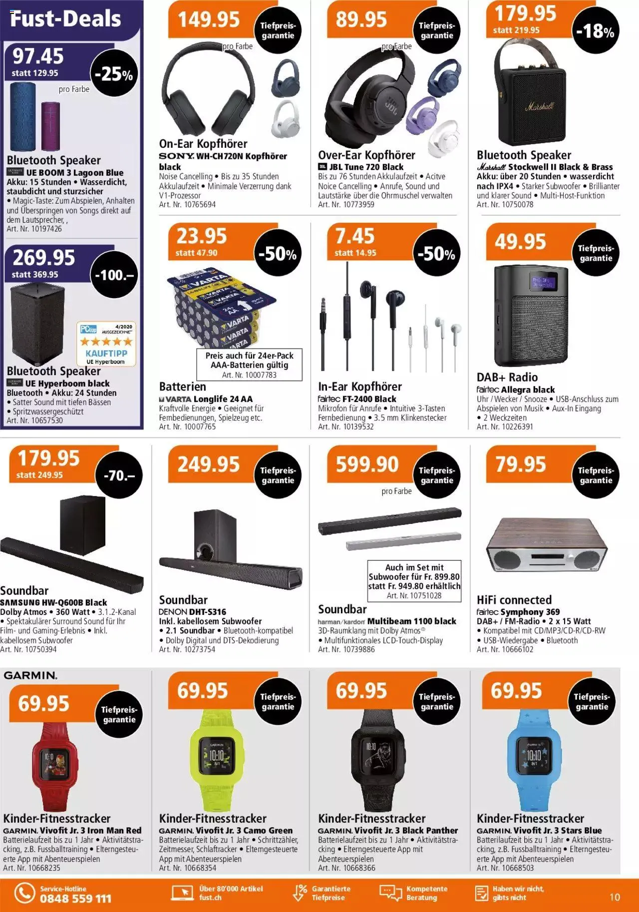 Fust Multimedia Post von 6. November bis 19. November 2023 - Prospekt seite 10