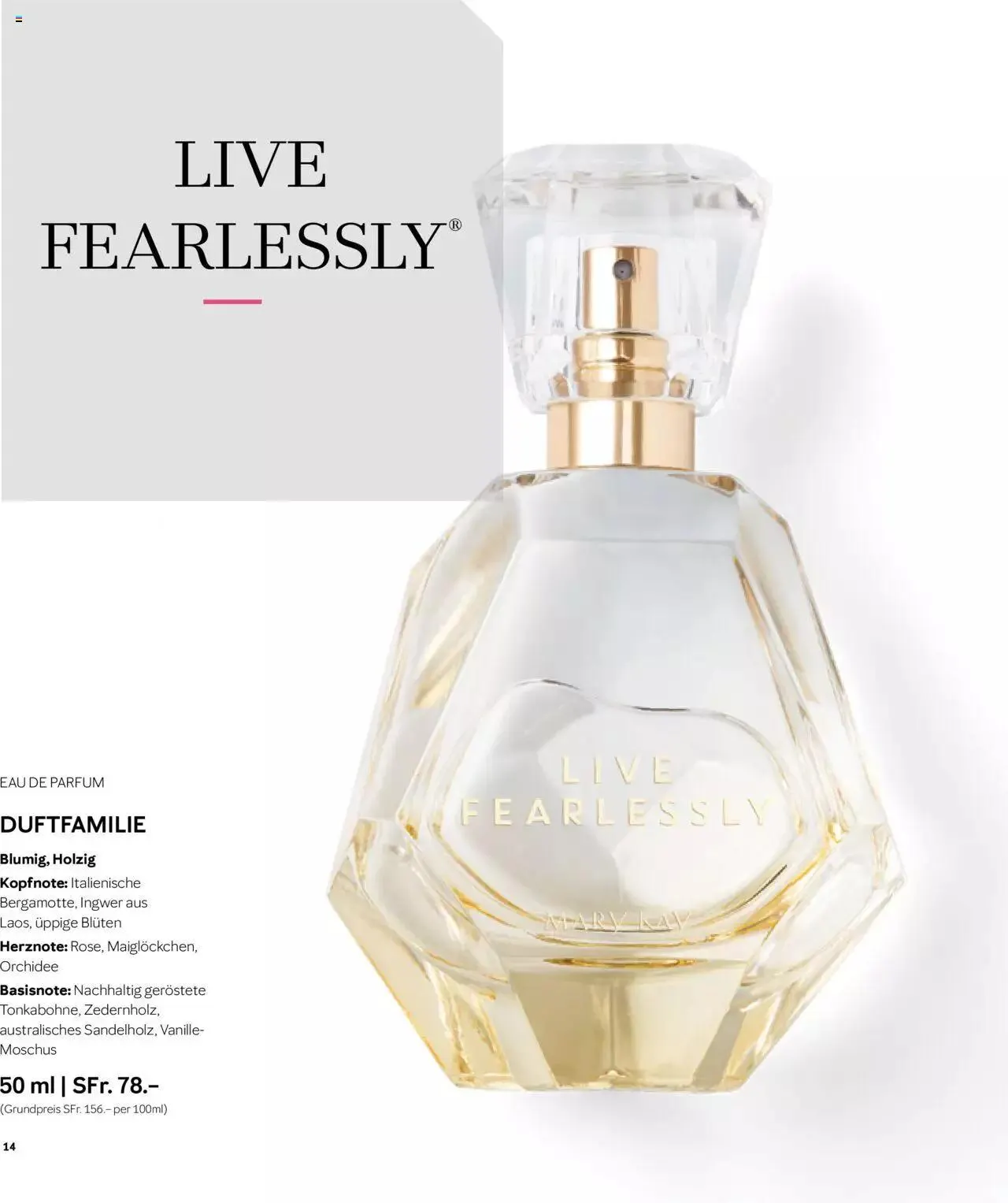 Mary Kay - Duftkatalog von 27. September bis 31. Dezember 2023 - Prospekt seite  14