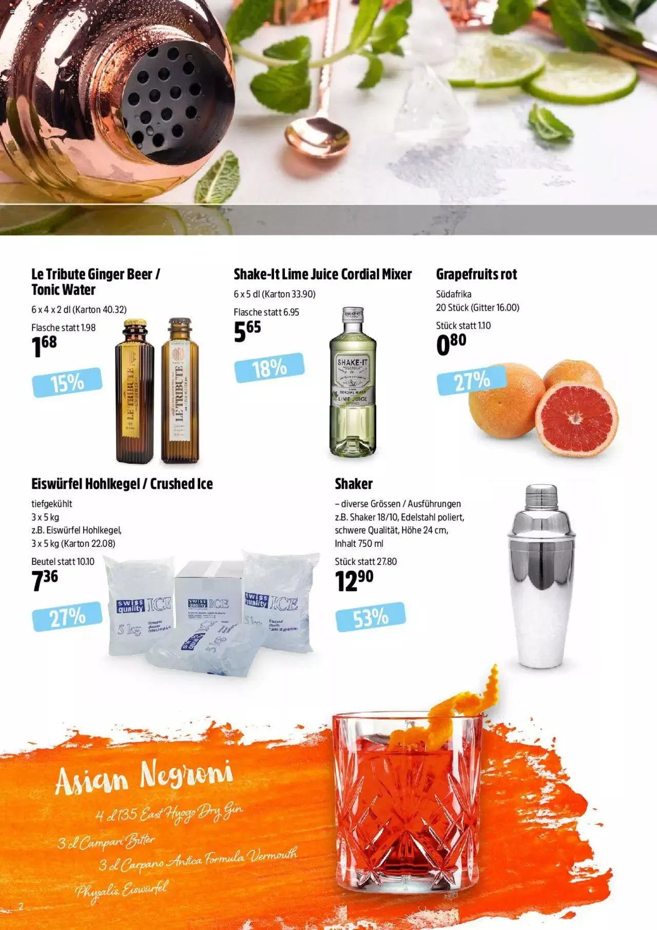 TopCC Aktionen Cocktails von 30. Mai bis 31. Dezember 2023 - Prospekt seite 2