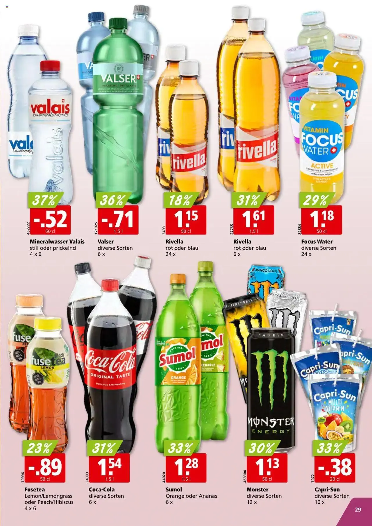 Aligro Aktionen für Businesskunden - Chavannes, Matran, Genf, Sitten von 30. September bis 5. Oktober 2024 - Prospekt seite  29