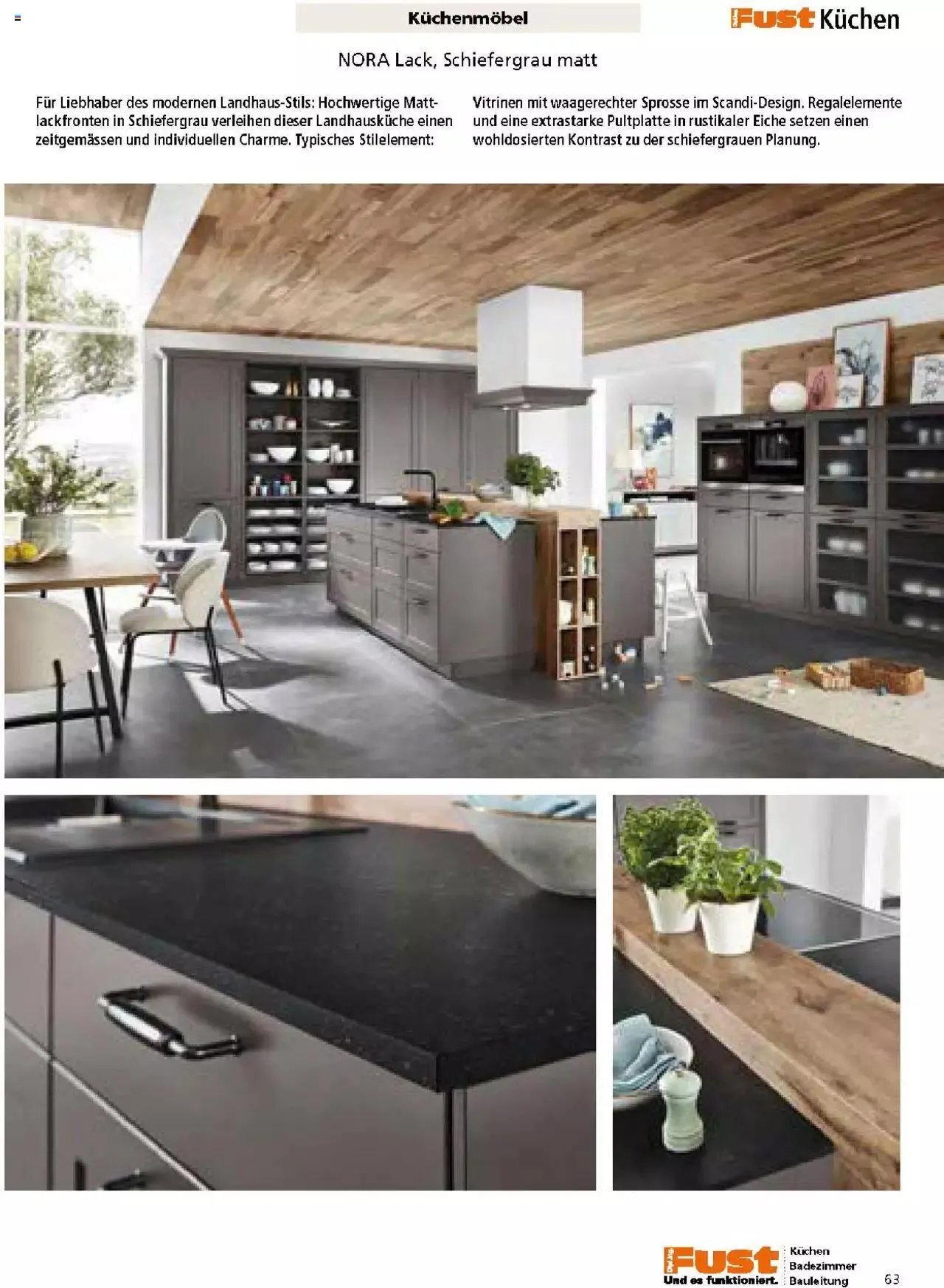 Fust Küchen- und Badezimmerprospekt von 4. März bis 31. Dezember 2024 - Prospekt seite 63