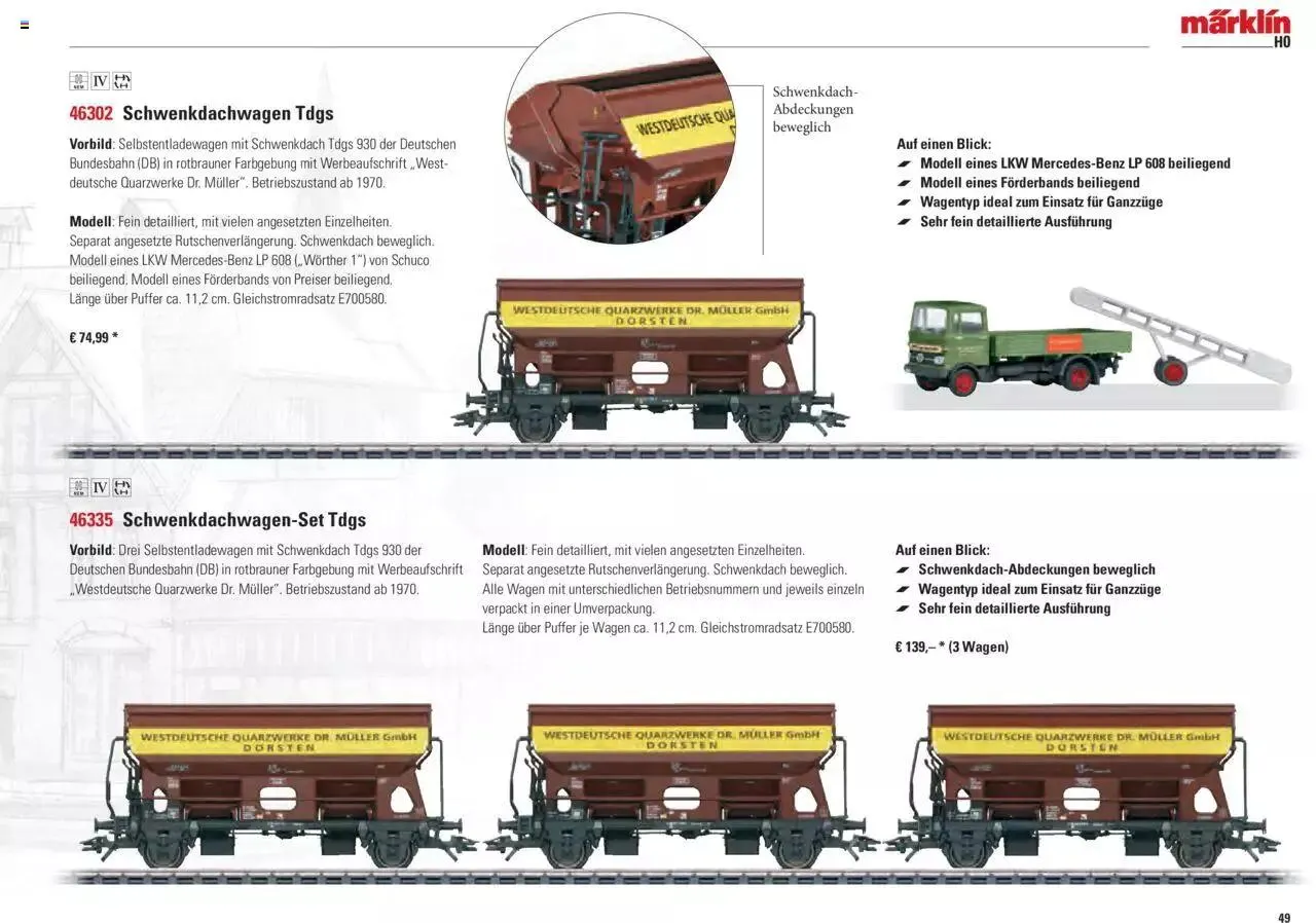 Conrad Märklin Neuheiten 2023 von 13. März bis 31. Dezember 2023 - Prospekt seite  51