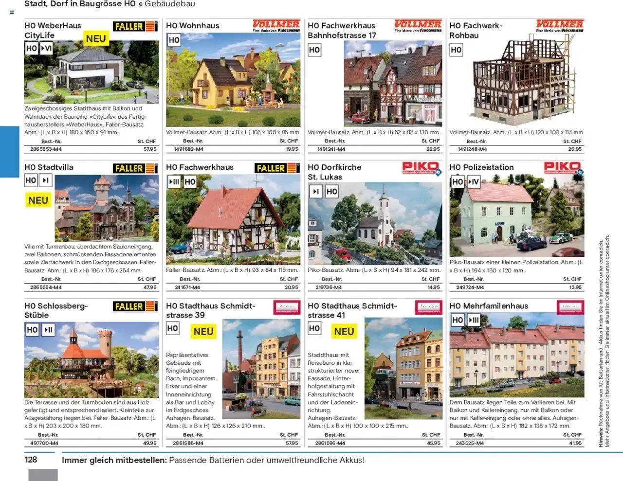 Conrad Modellbahn Katalog 2023/24 von 5. September bis 31. Dezember 2023 - Prospekt seite  130