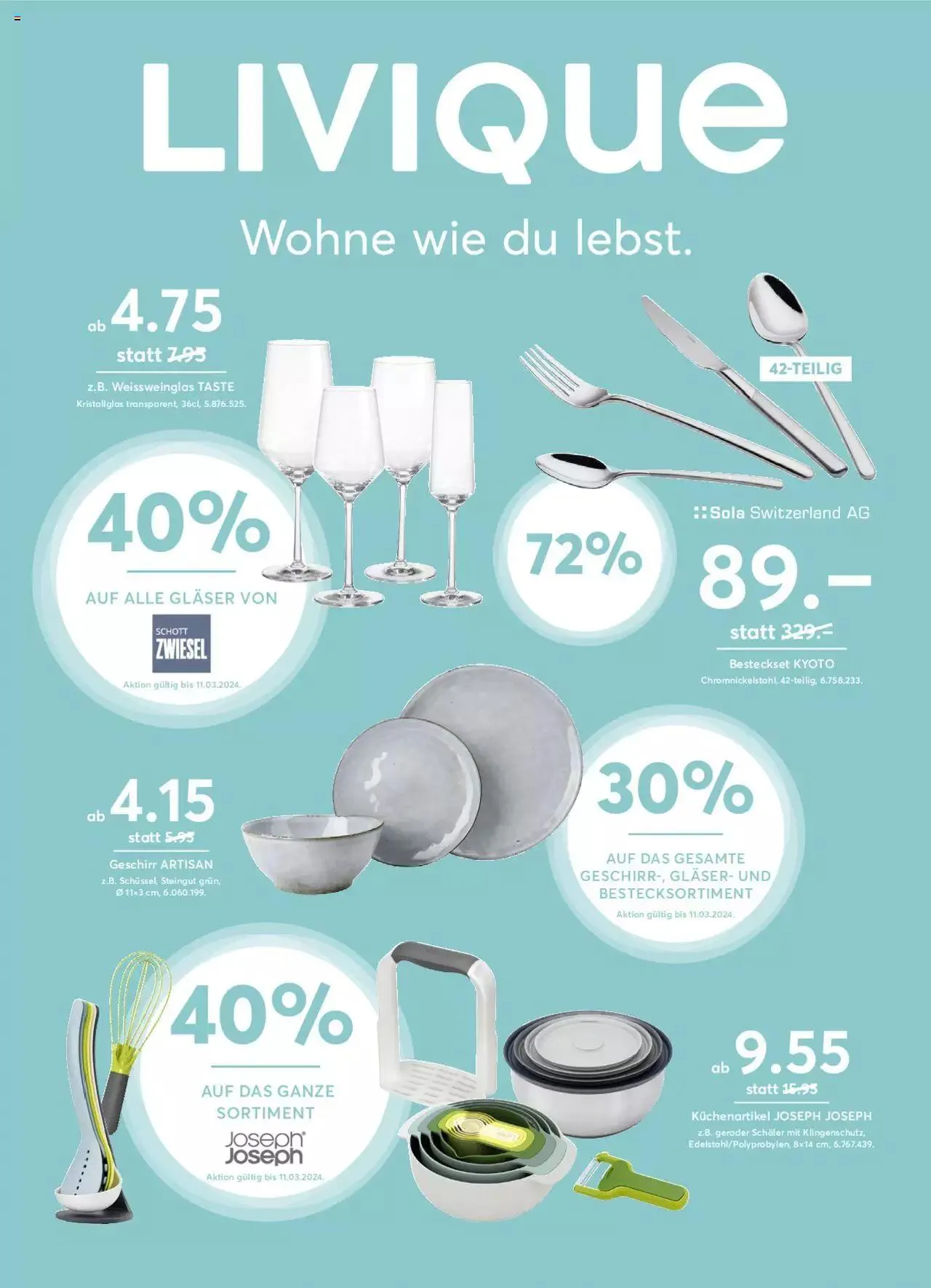 Livique Jubilaums Angebote von 27. Februar bis 18. März 2024 - Prospekt seite  