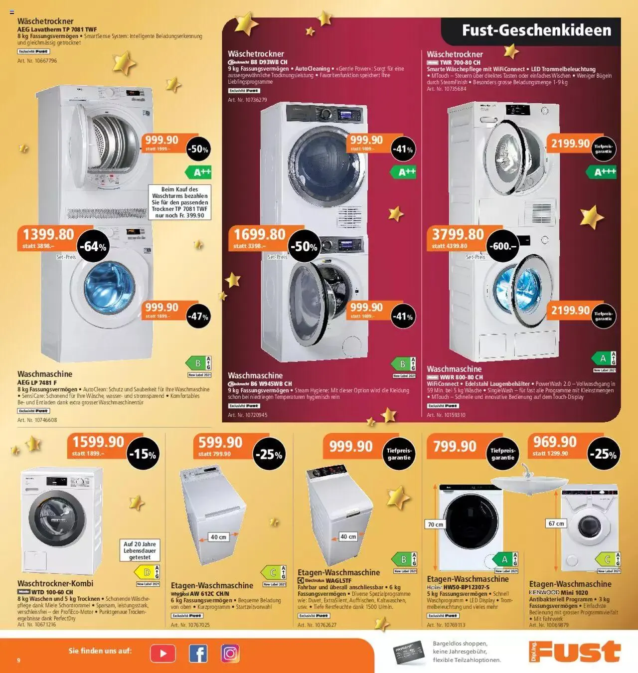 Fust Aktionen von 4. Dezember bis 10. Dezember 2023 - Prospekt seite 9