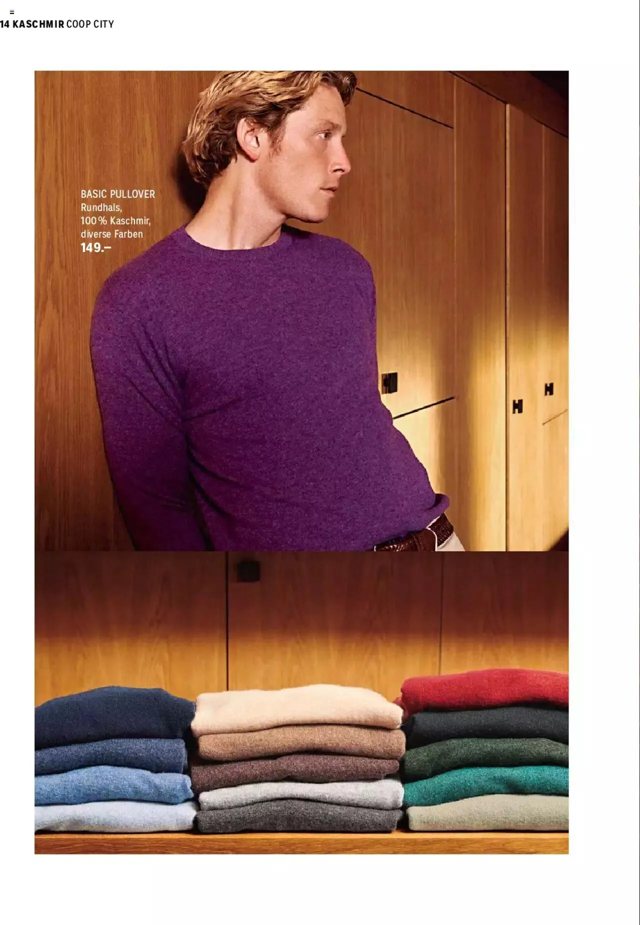 Coop City Aktionen Cashmere Collection von 5. September bis 31. Dezember 2023 - Prospekt seite  14