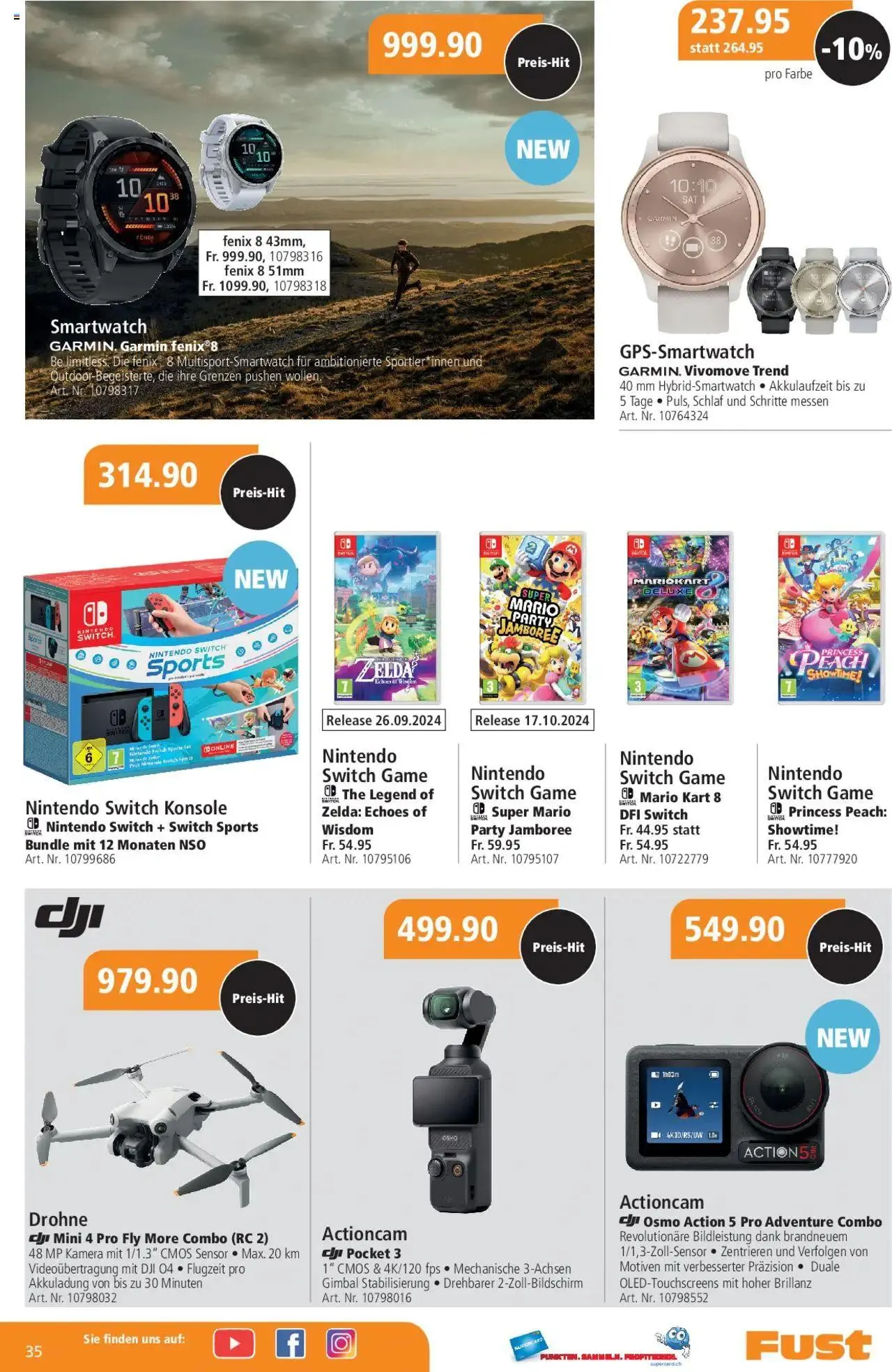 Fust Aktionen von 24. September bis 26. Oktober 2025 - Prospekt seite 35