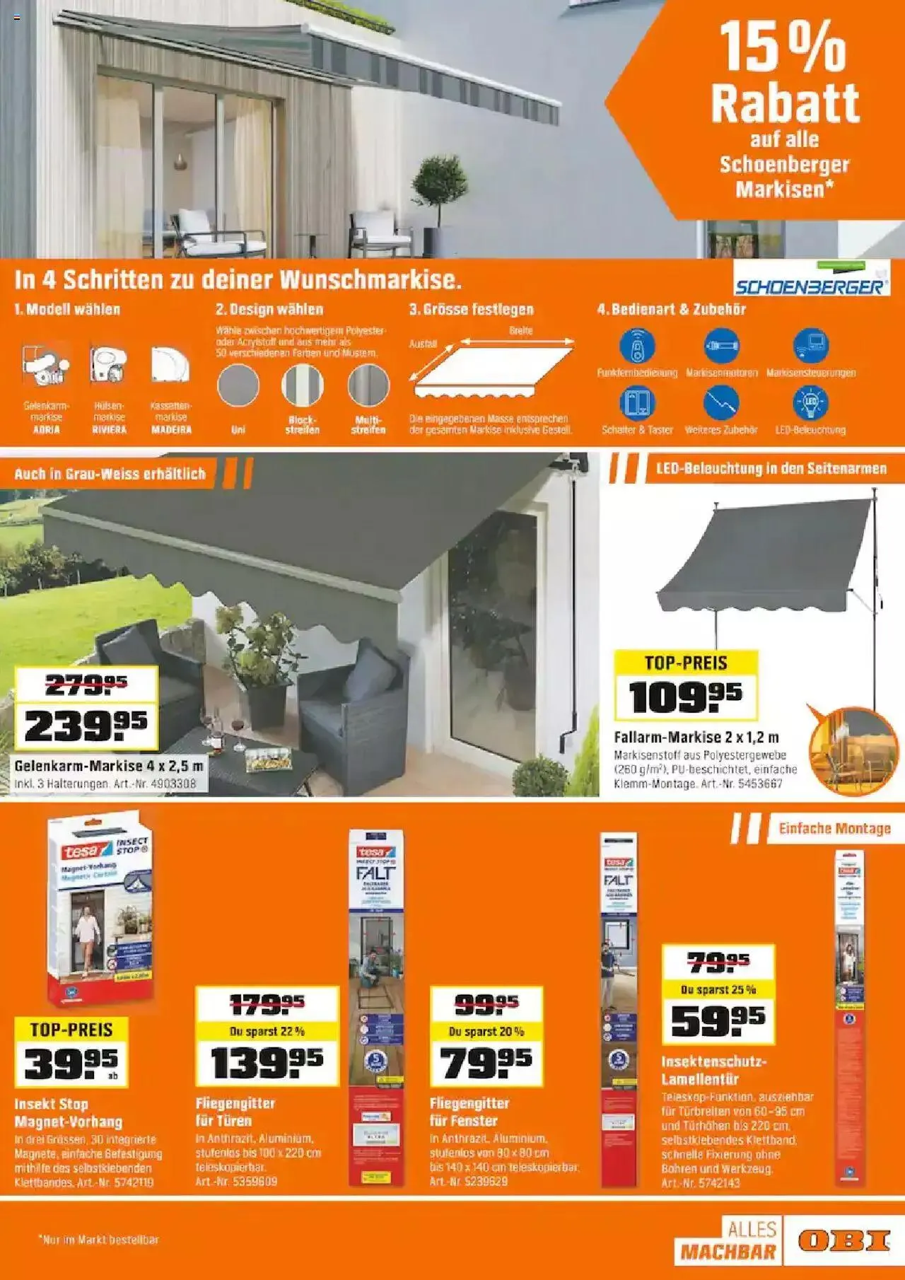 OBI Aktionen von 3. Juni bis 15. Juni 2024 - Prospekt seite 9