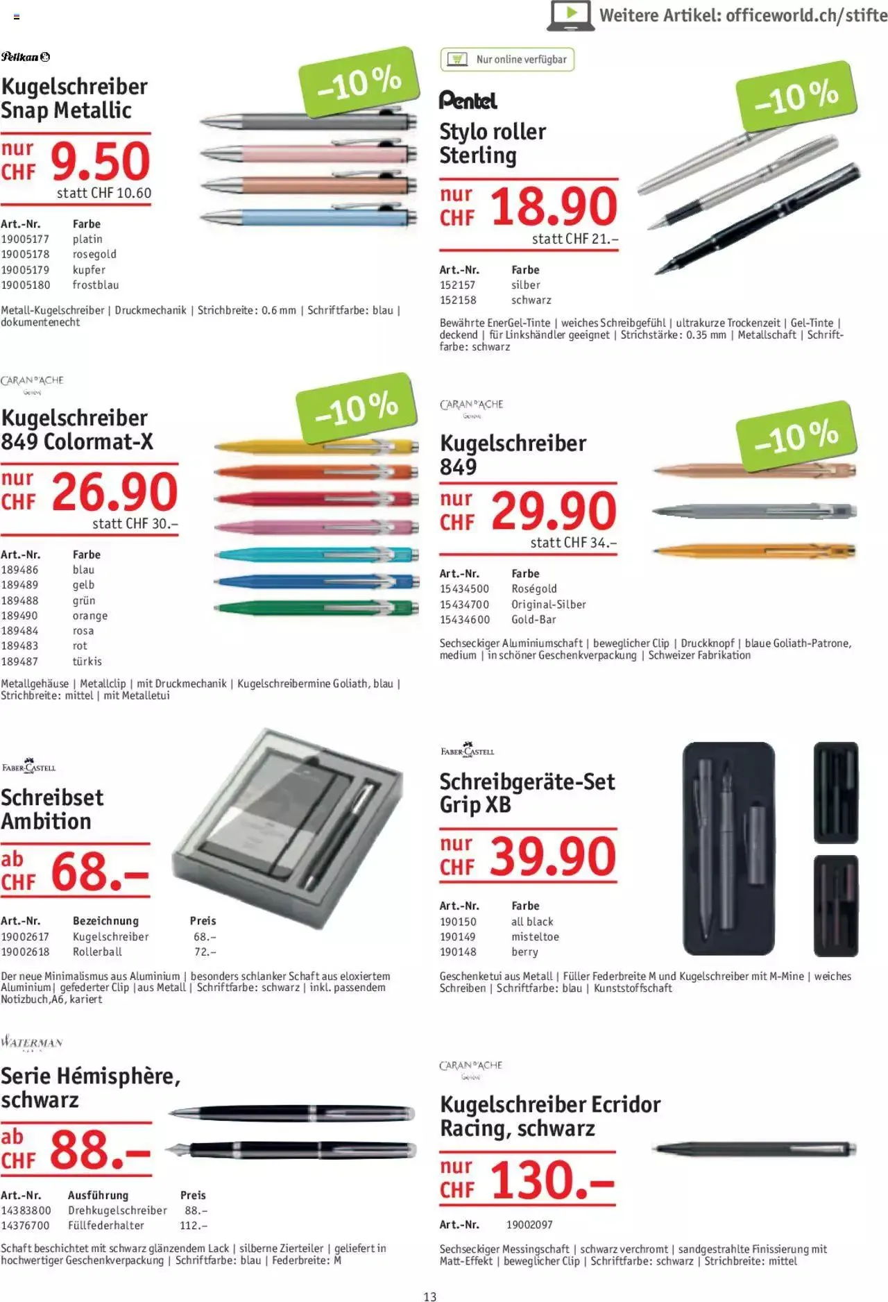 Office World Aktionen von 30. November bis 27. Dezember 2023 - Prospekt seite  13