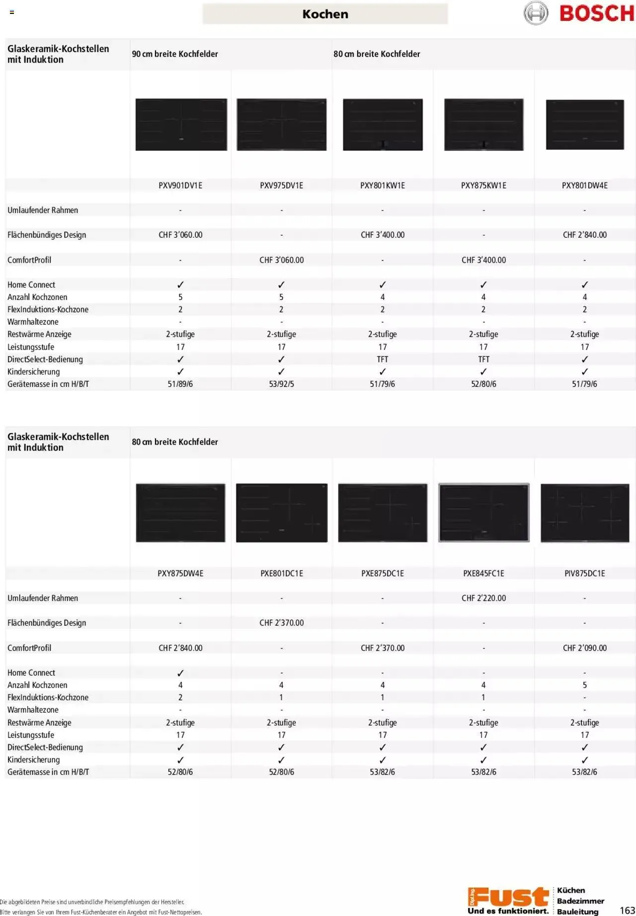Fust - Küchenmagazin - Riesenauswahl von 22. Februar bis 31. Dezember 2023 - Prospekt seite 163